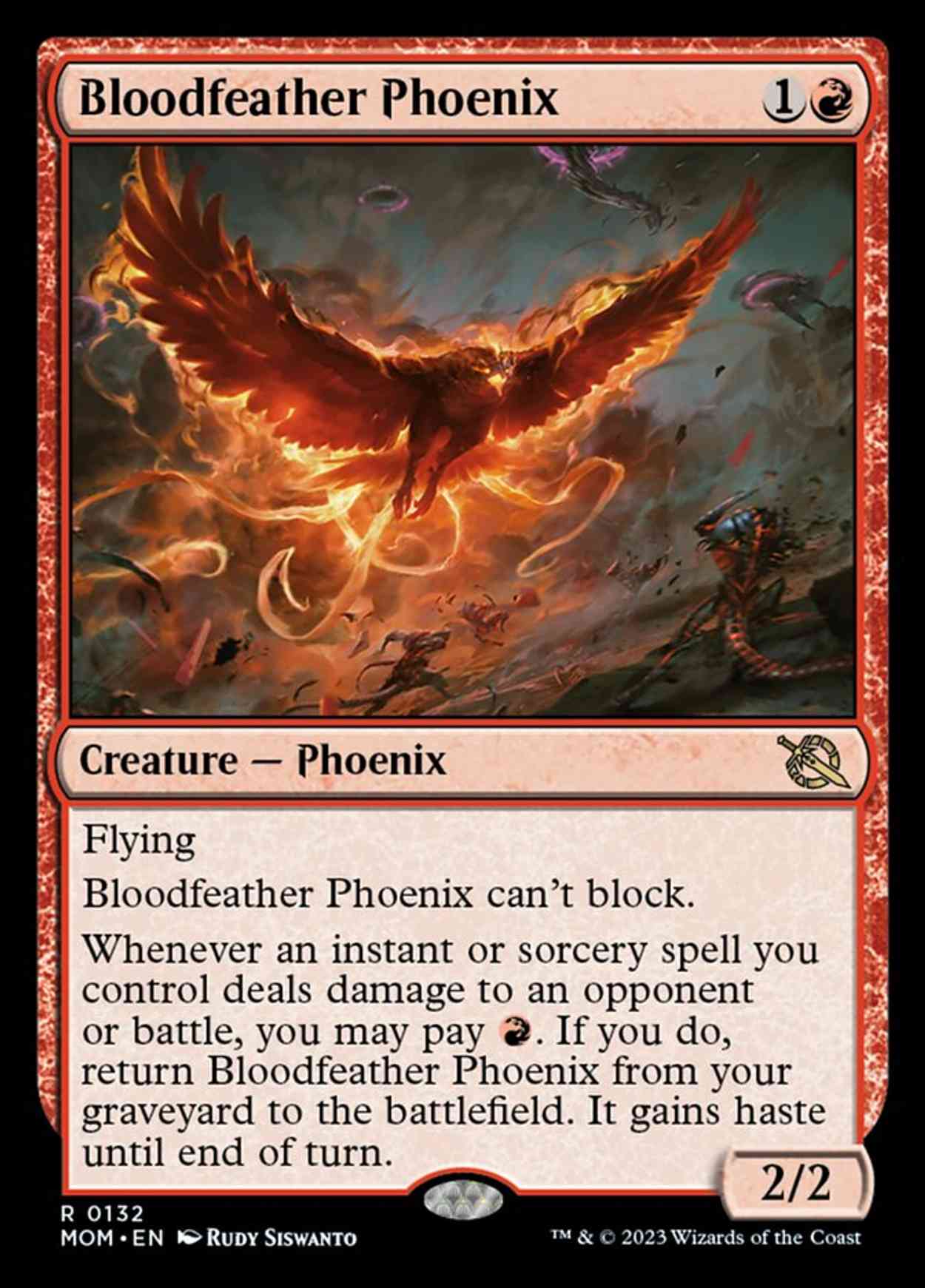 Bloodfeather Phoenix magic card front
