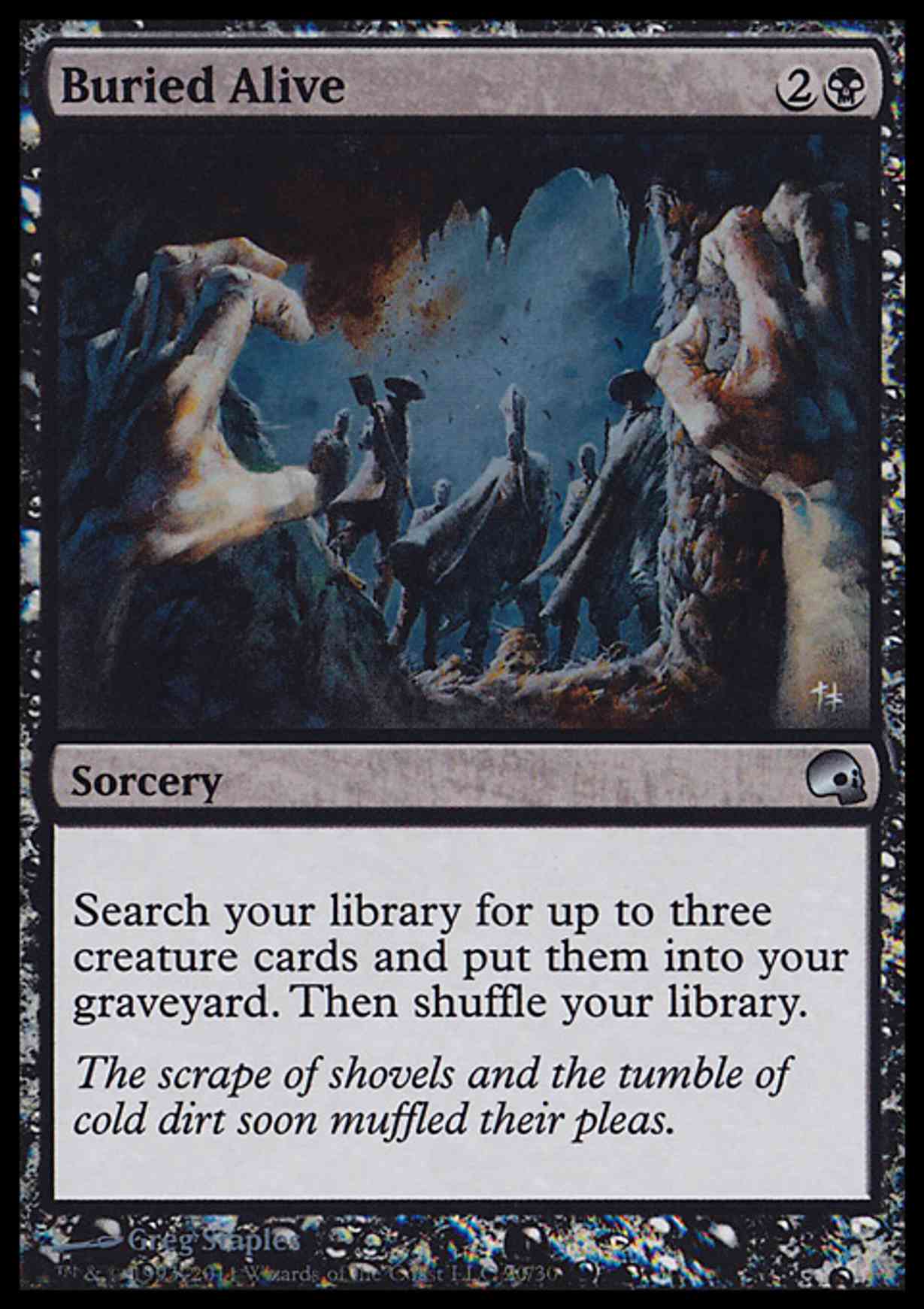 Buried Alive magic card front