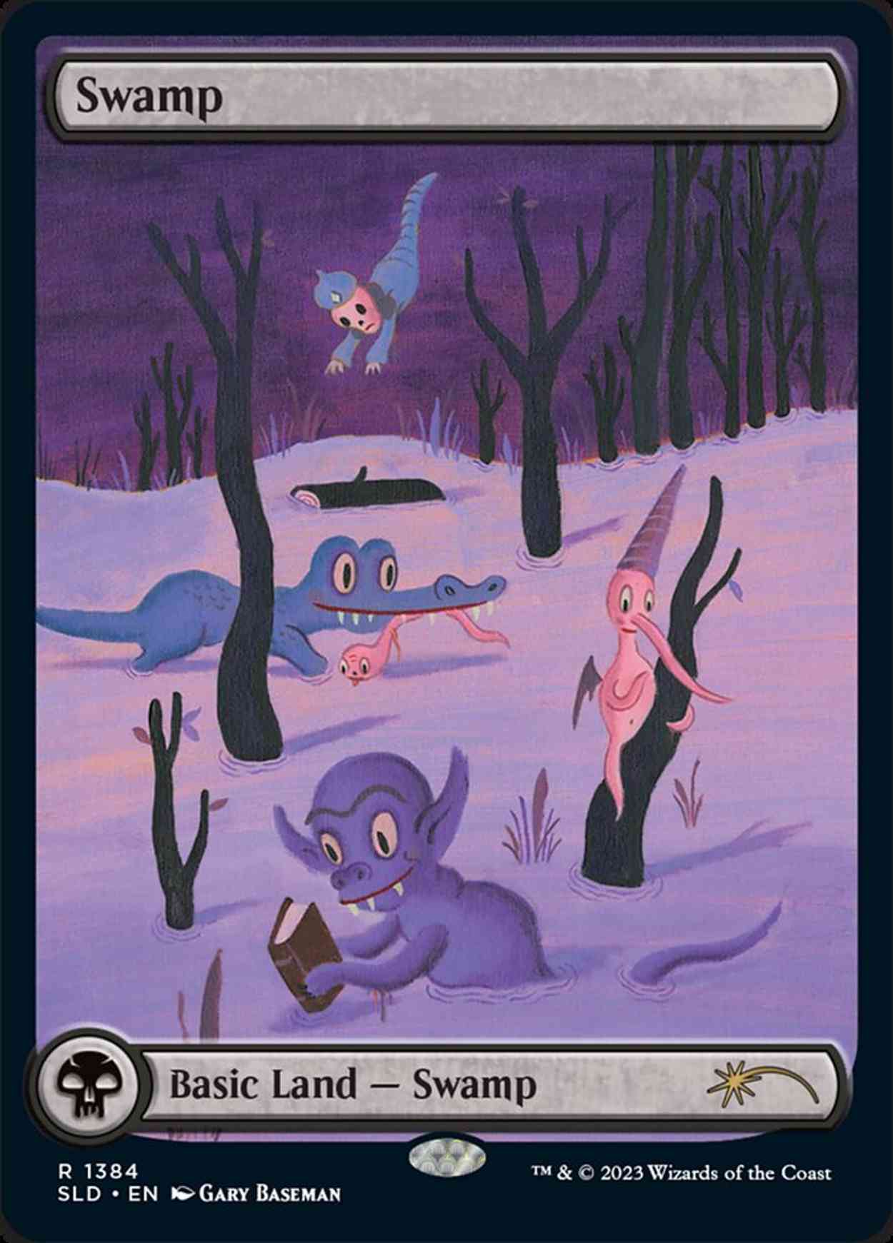 Swamp (1384) magic card front