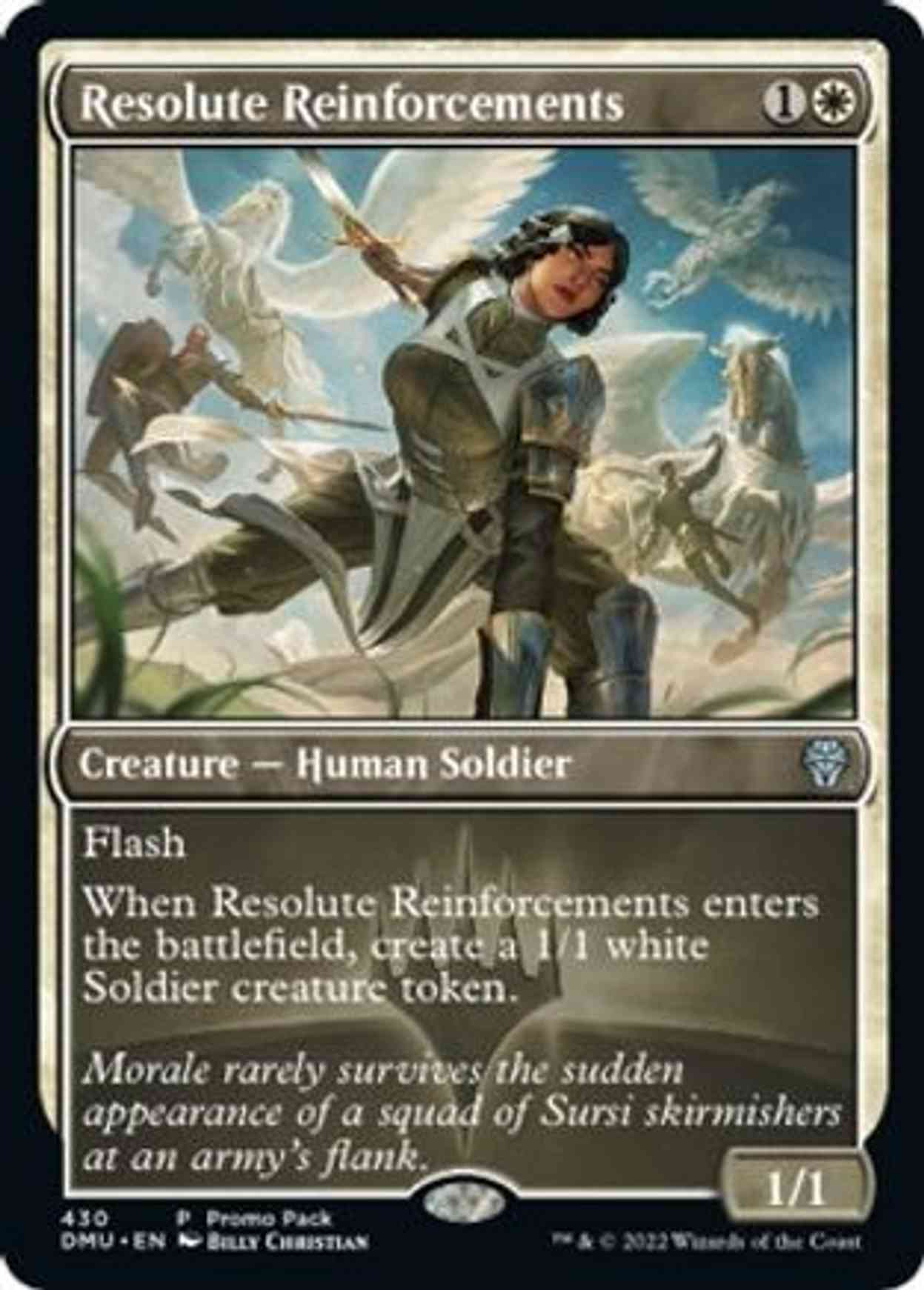 Resolute Reinforcements magic card front