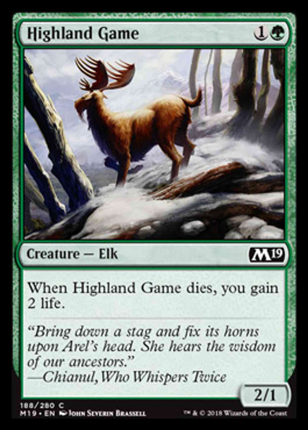 Highland Game magic card front