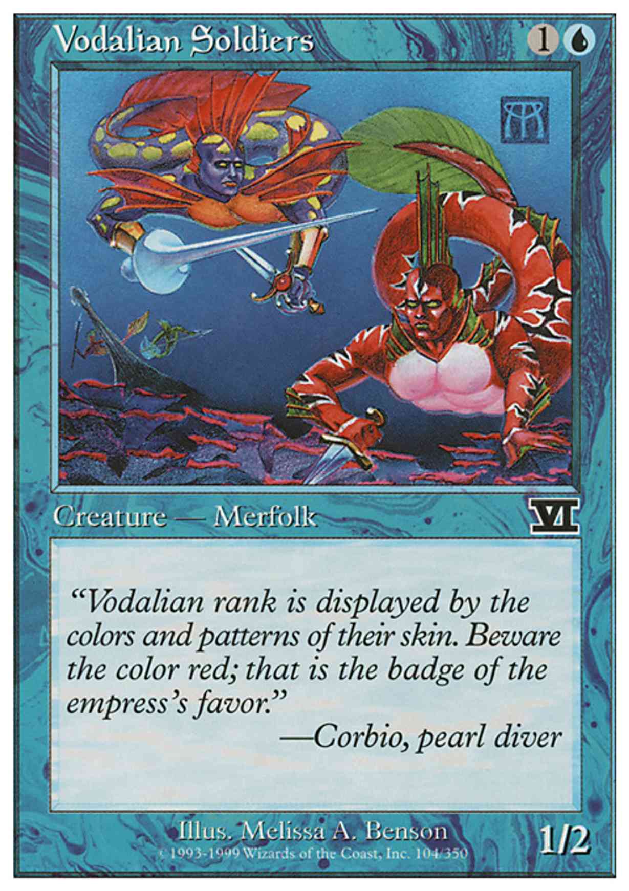 Vodalian Soldiers magic card front
