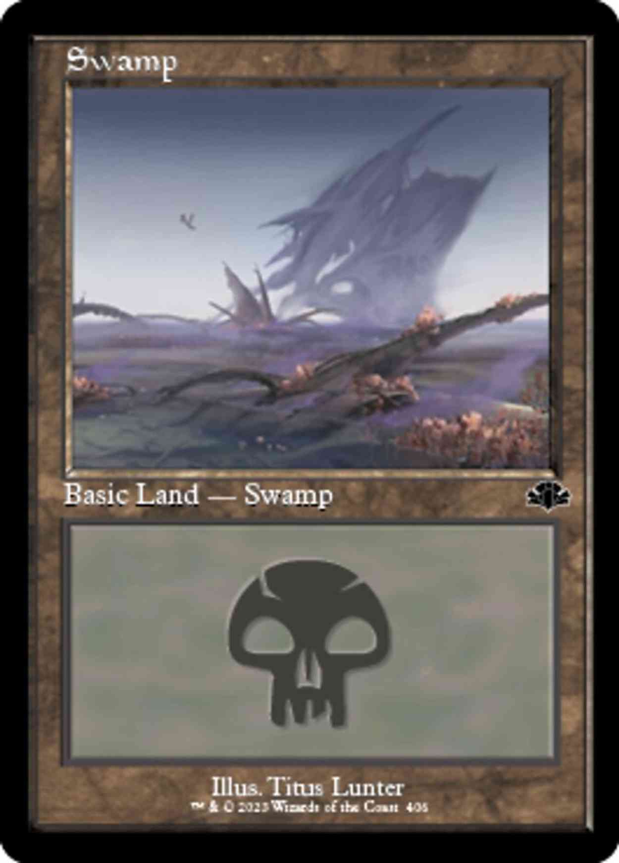Swamp (406) (Retro) magic card front