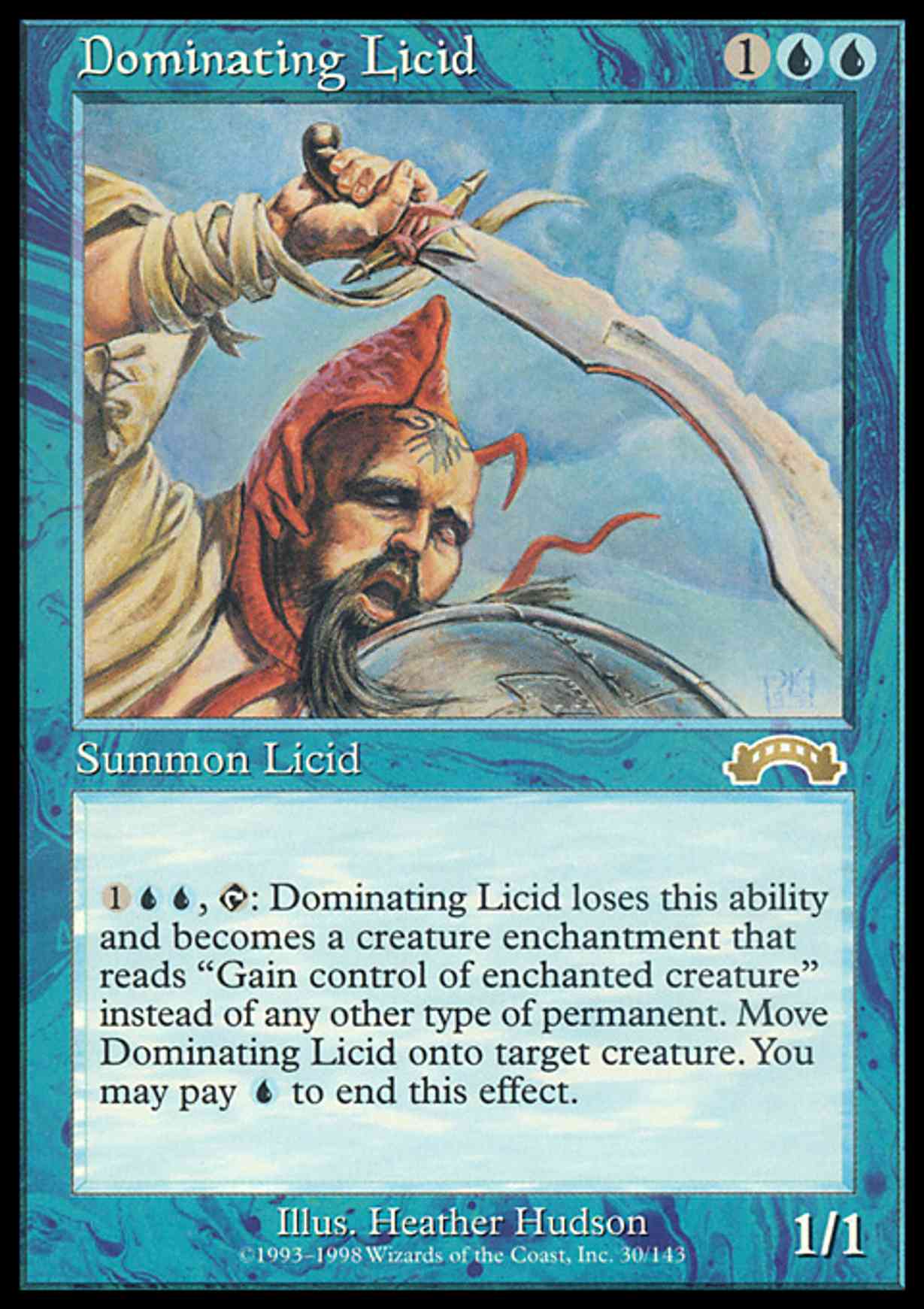 Dominating Licid magic card front