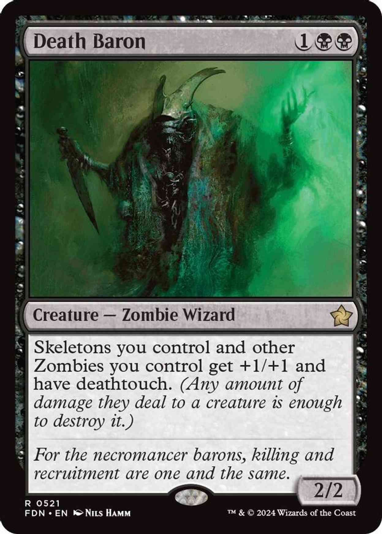 Death Baron magic card front