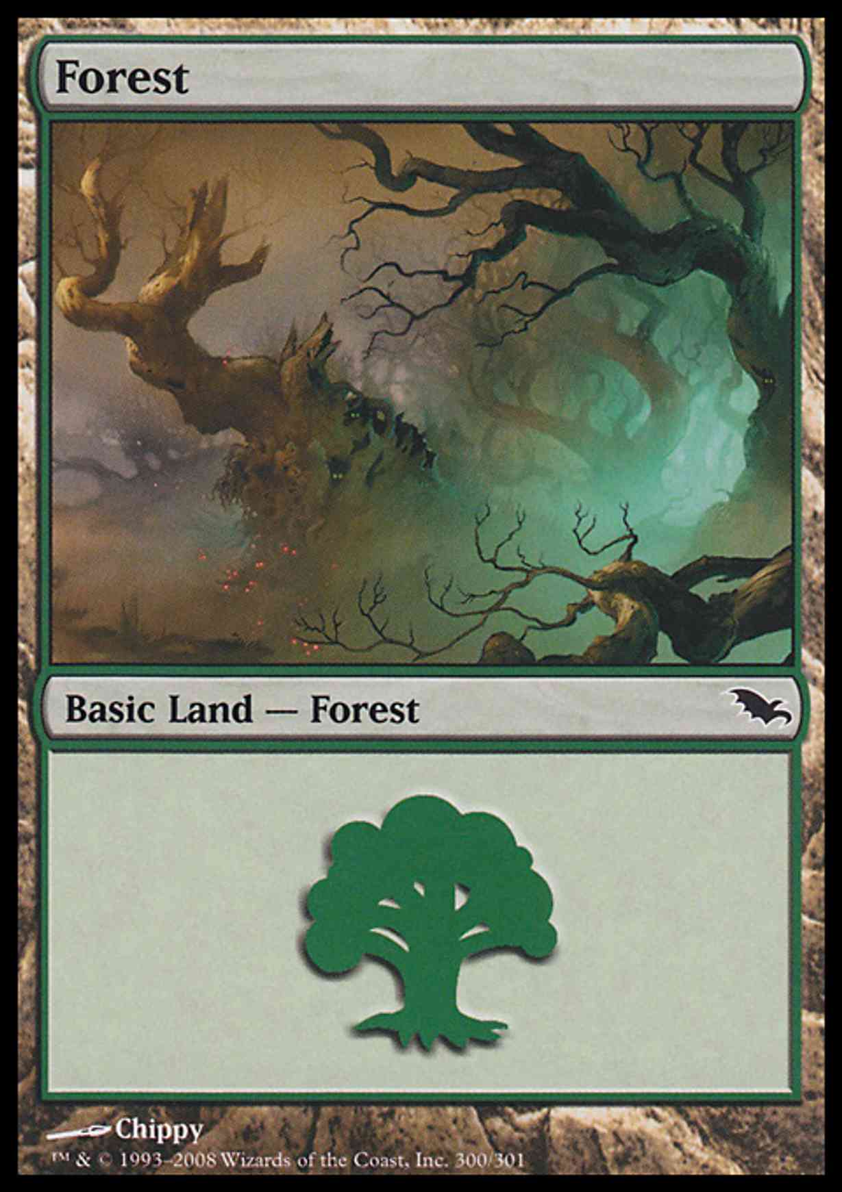 Forest (300) magic card front