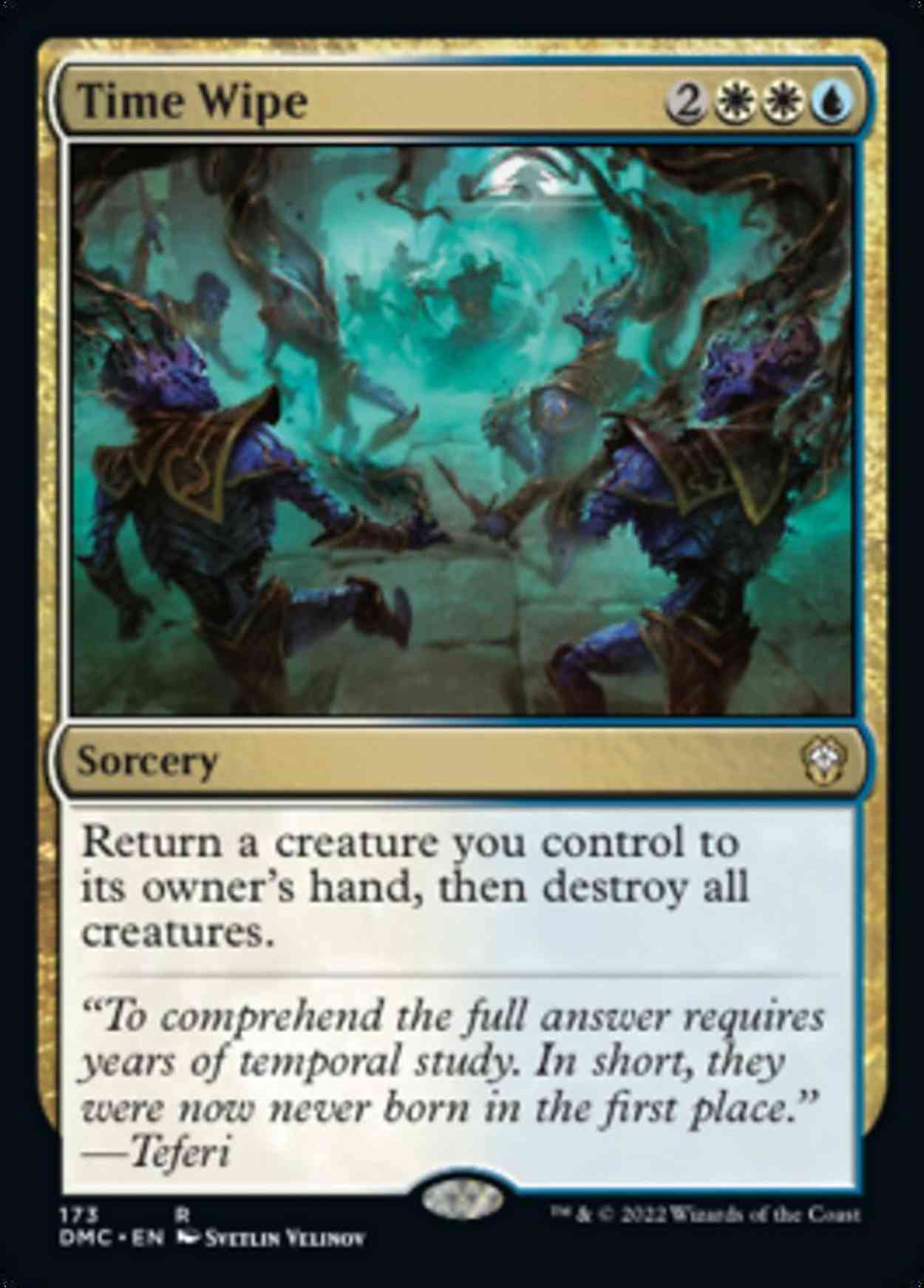 Time Wipe magic card front