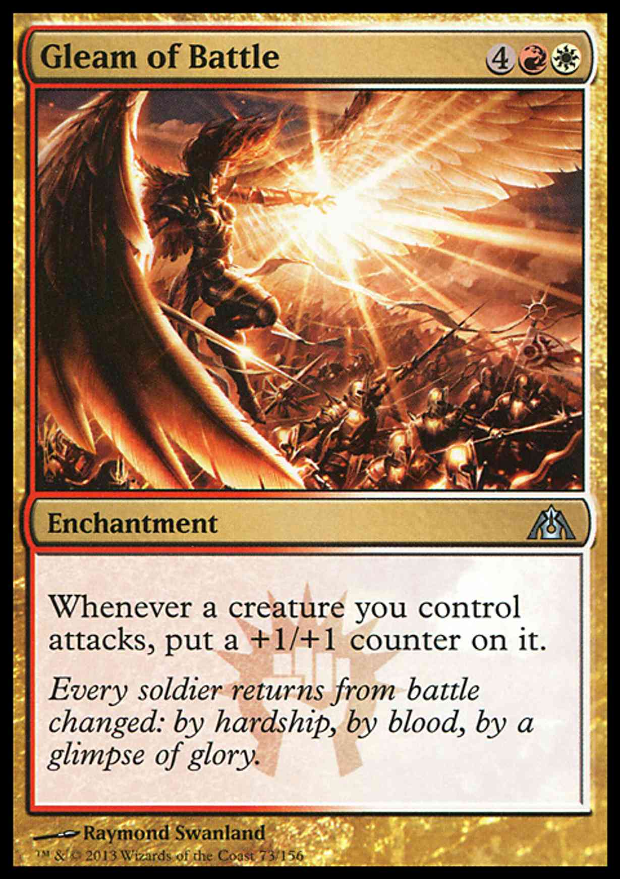 Gleam of Battle magic card front