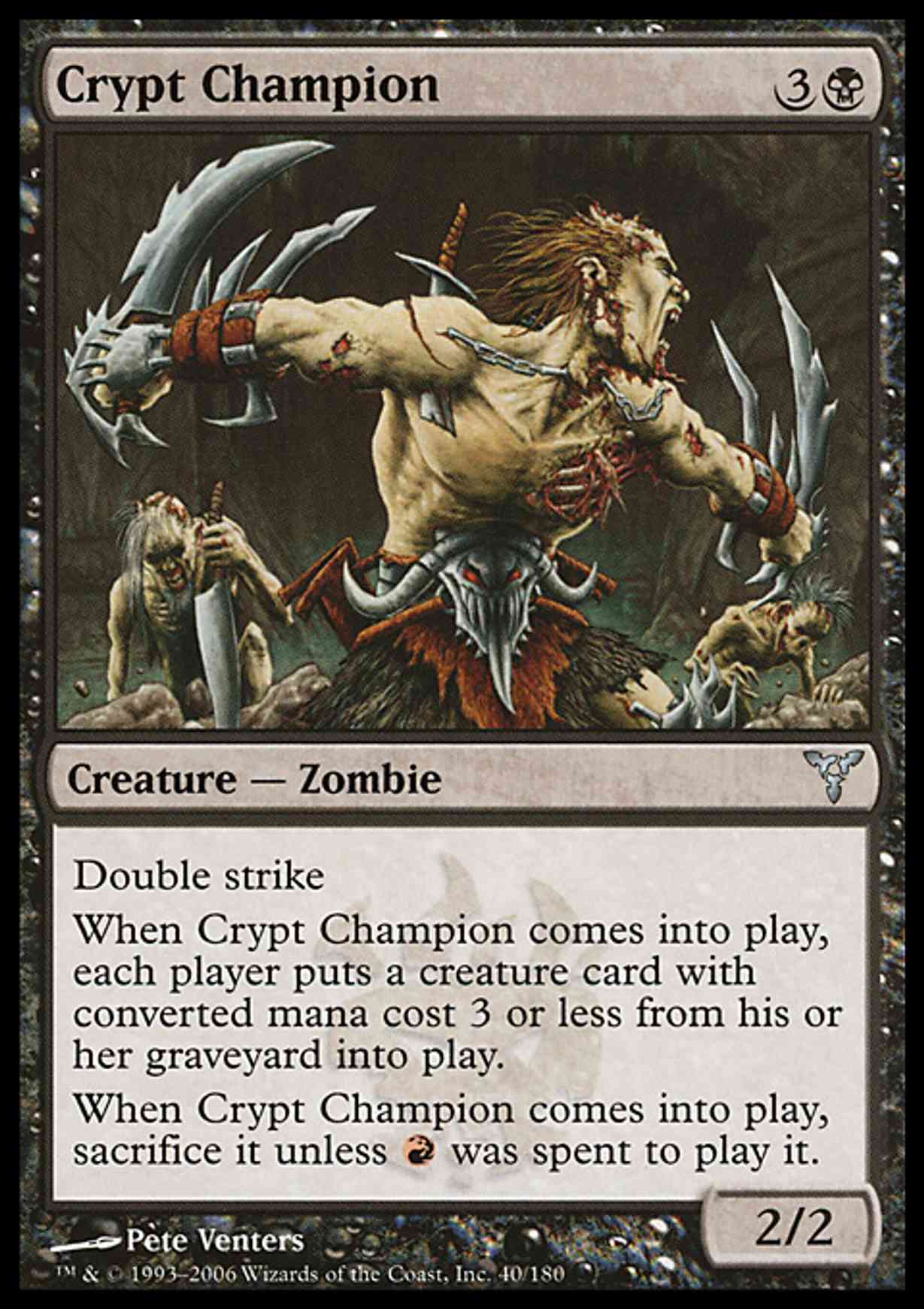 Crypt Champion magic card front