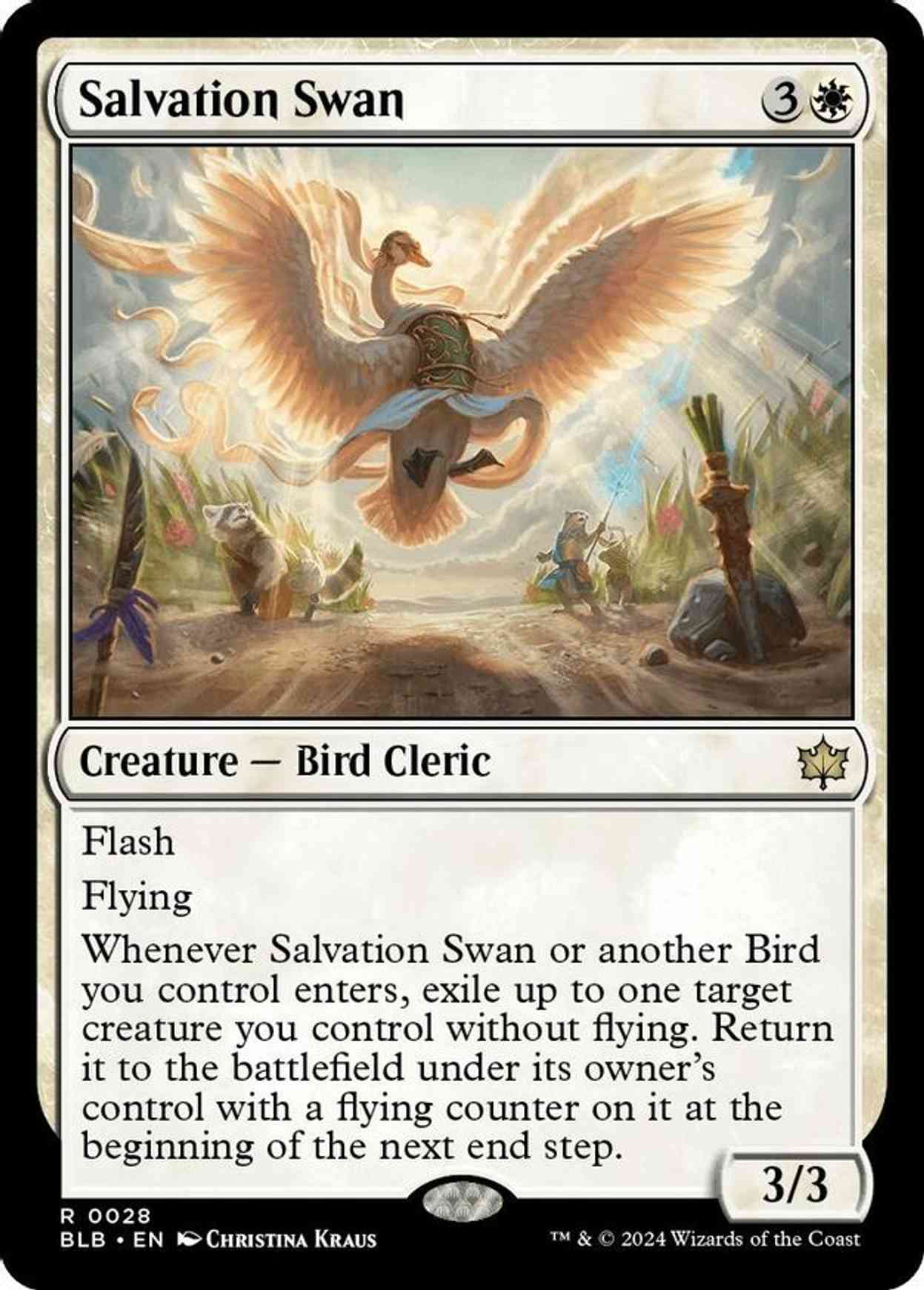 Salvation Swan magic card front