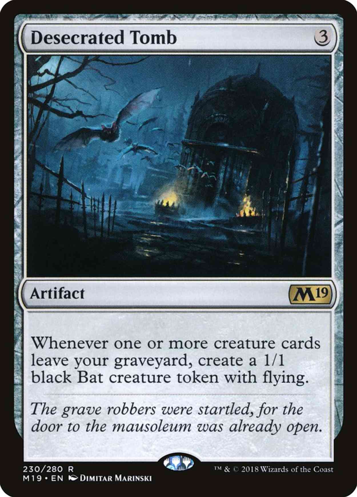 Desecrated Tomb magic card front