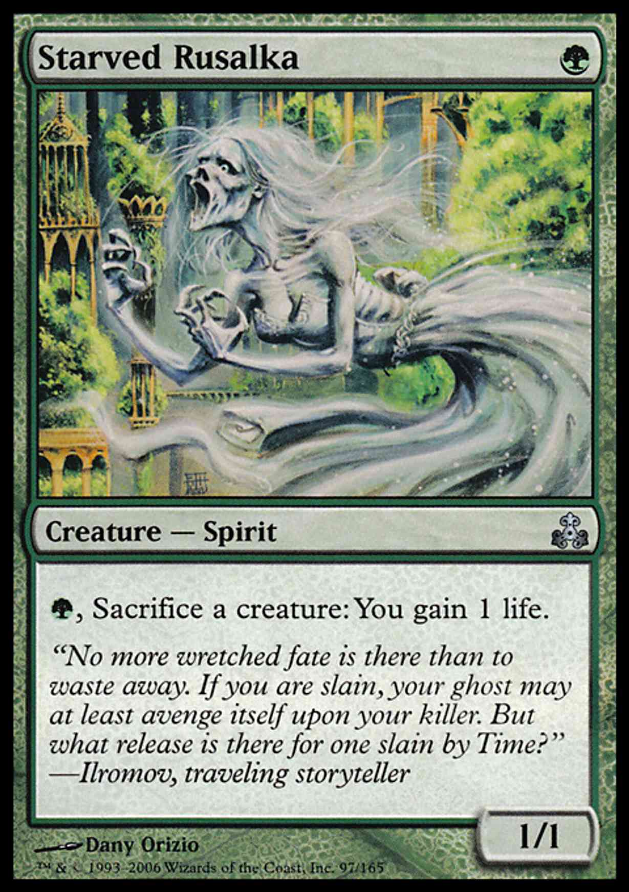 Starved Rusalka magic card front