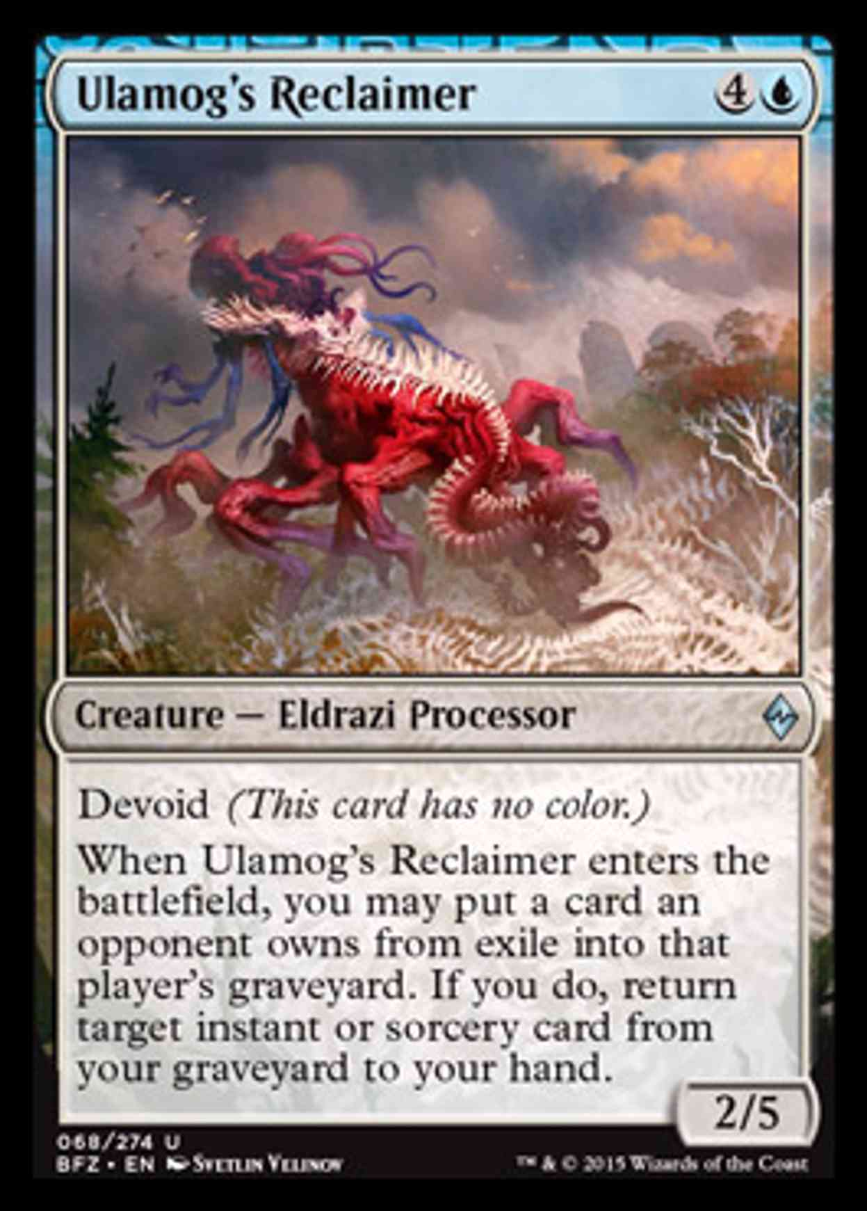Ulamog's Reclaimer magic card front