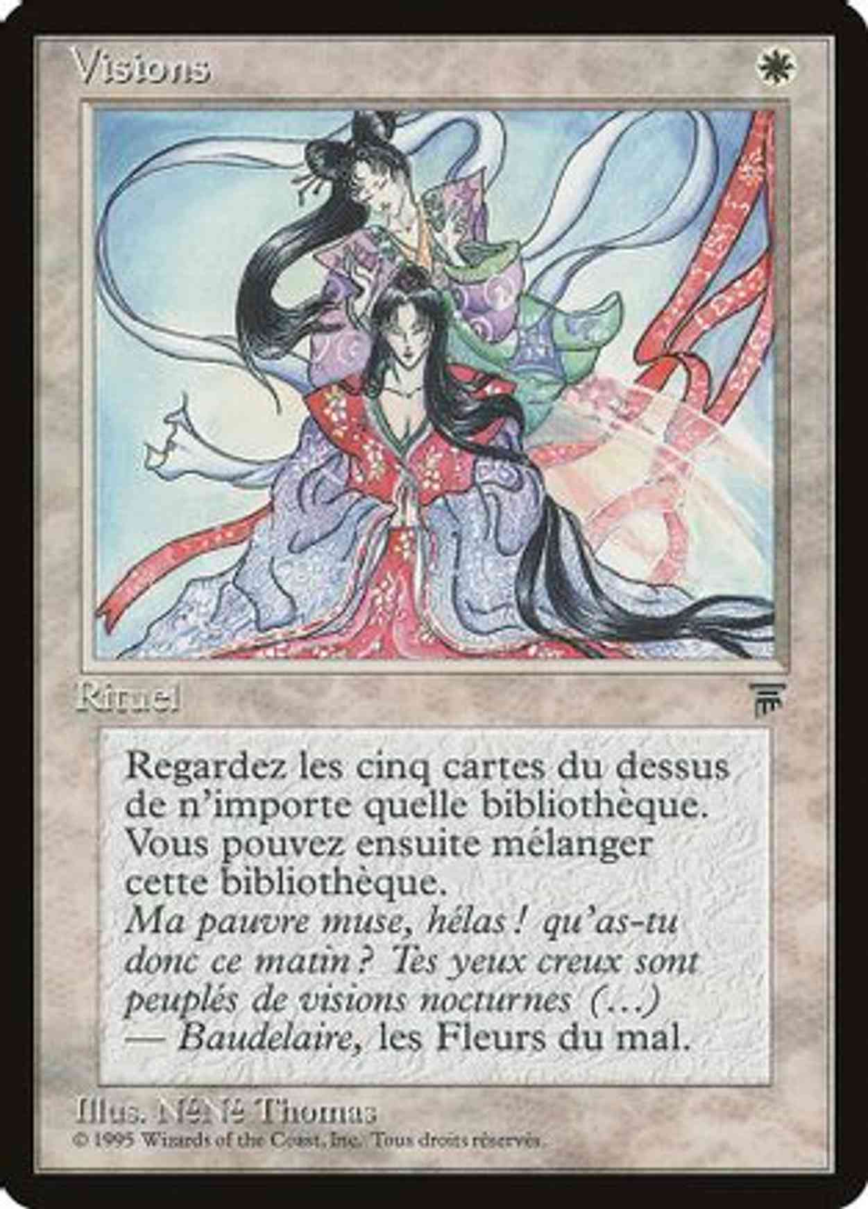 Visions (French) magic card front
