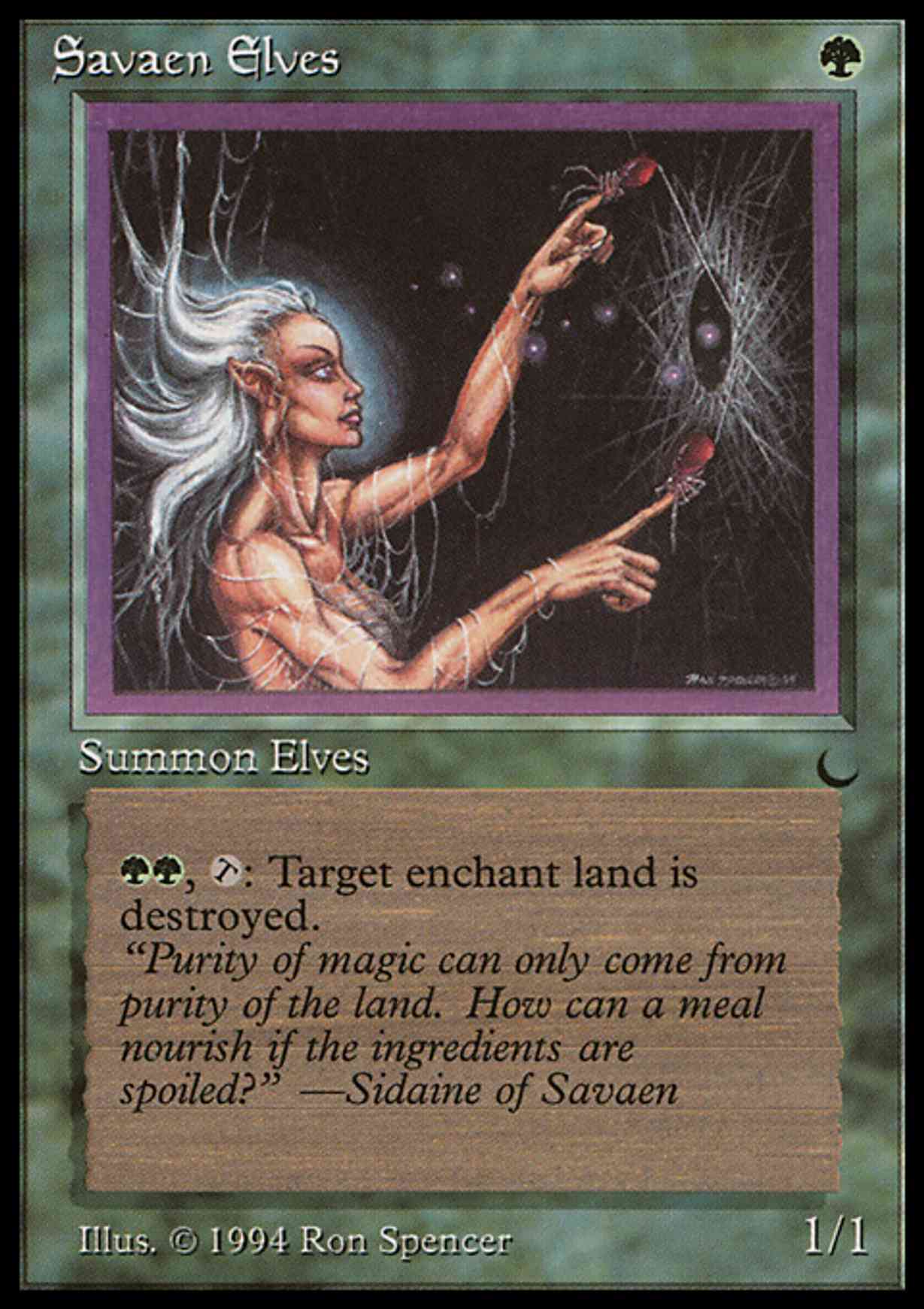 Savaen Elves magic card front