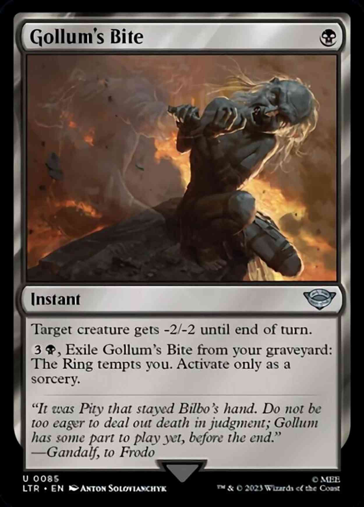Gollum's Bite magic card front