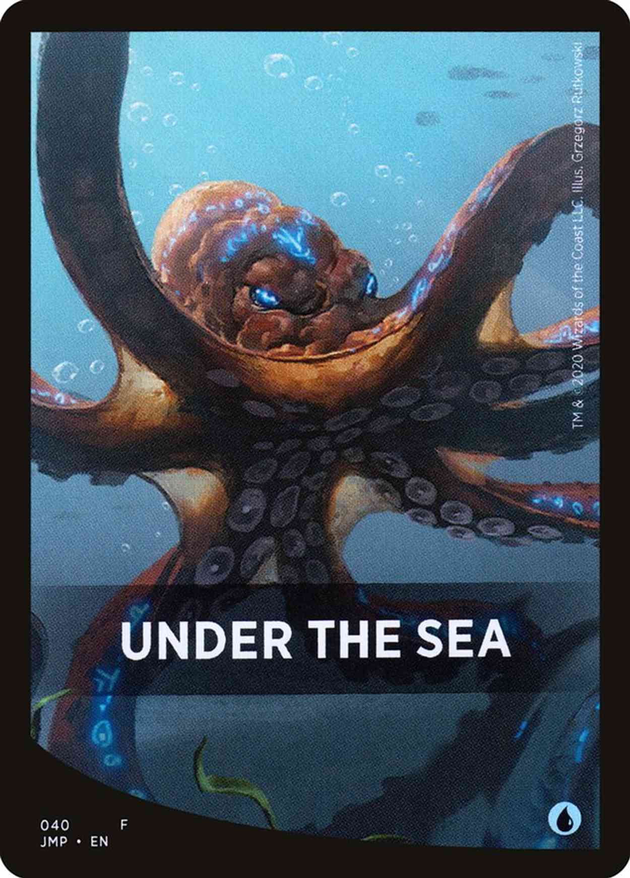 Under the Sea Theme Card magic card front