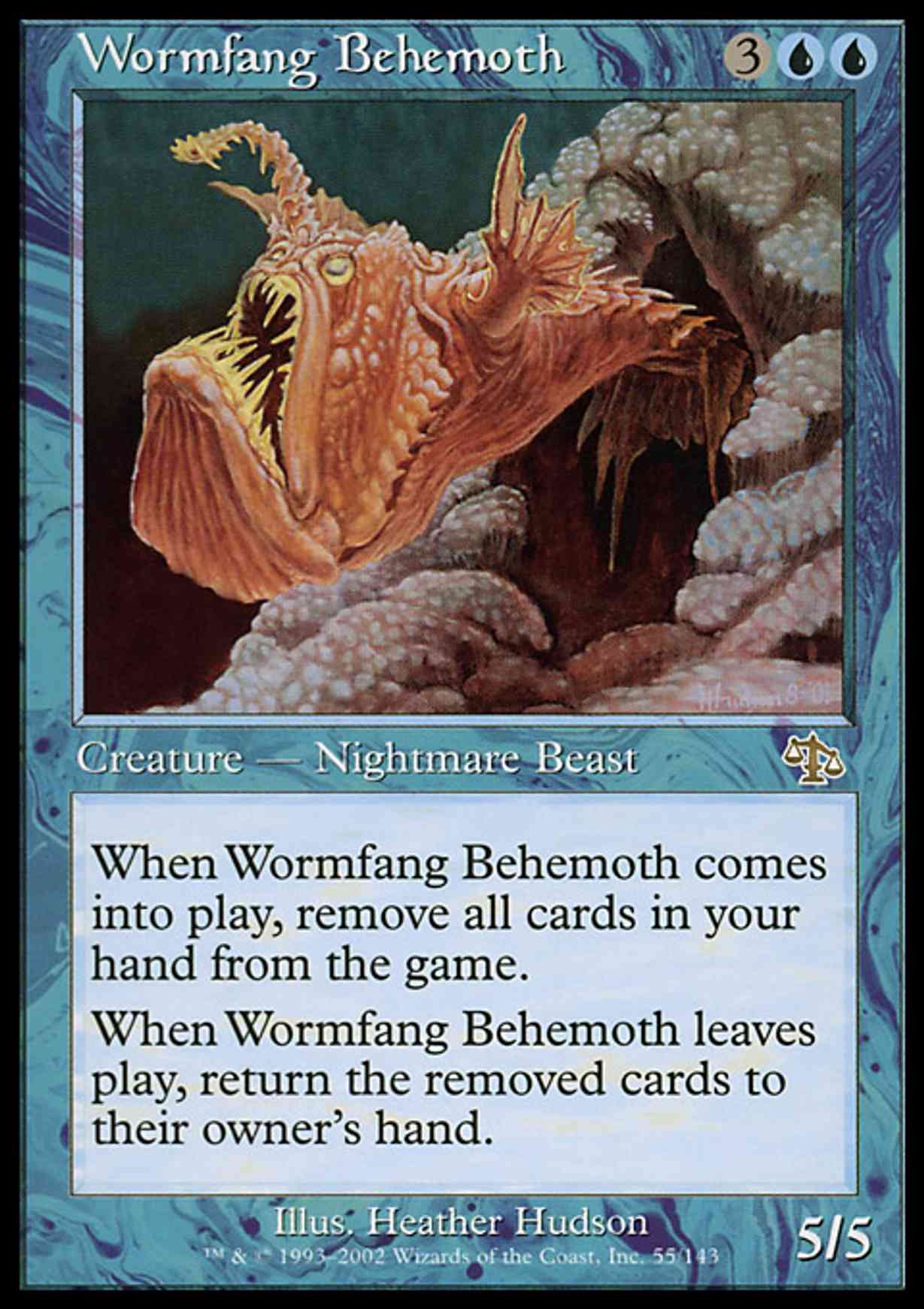 Wormfang Behemoth magic card front