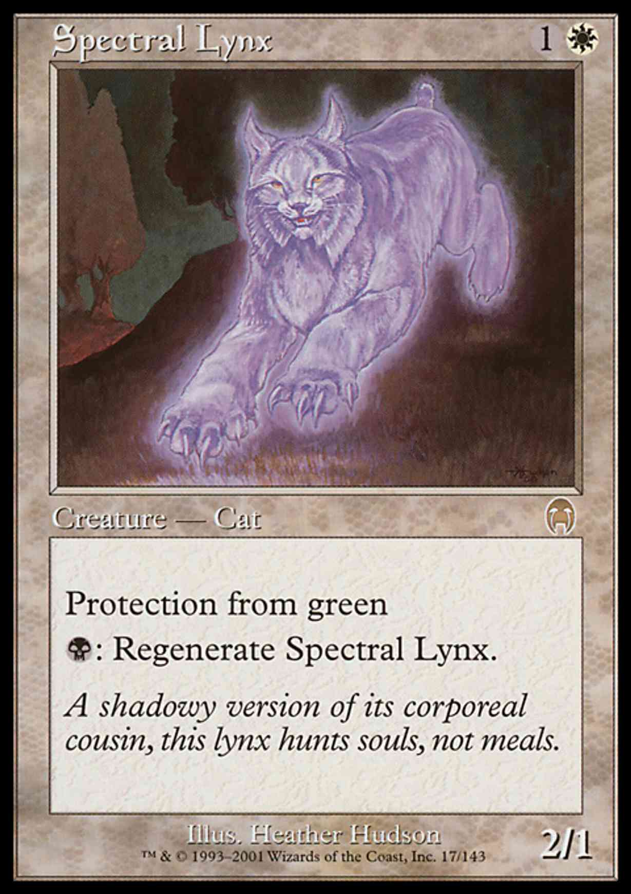 Spectral Lynx magic card front