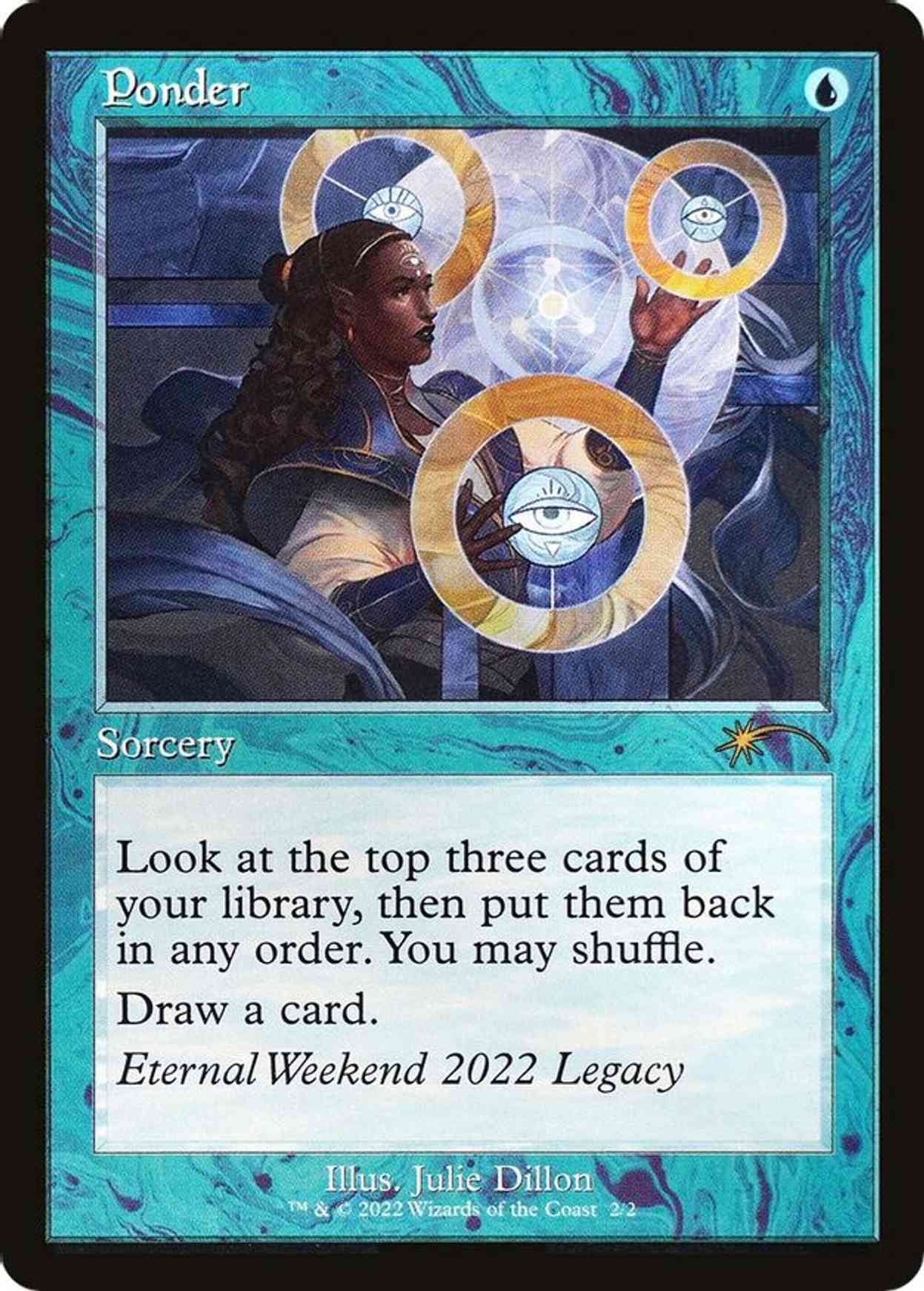 Ponder (Eternal Weekend 2022 Promo) magic card front