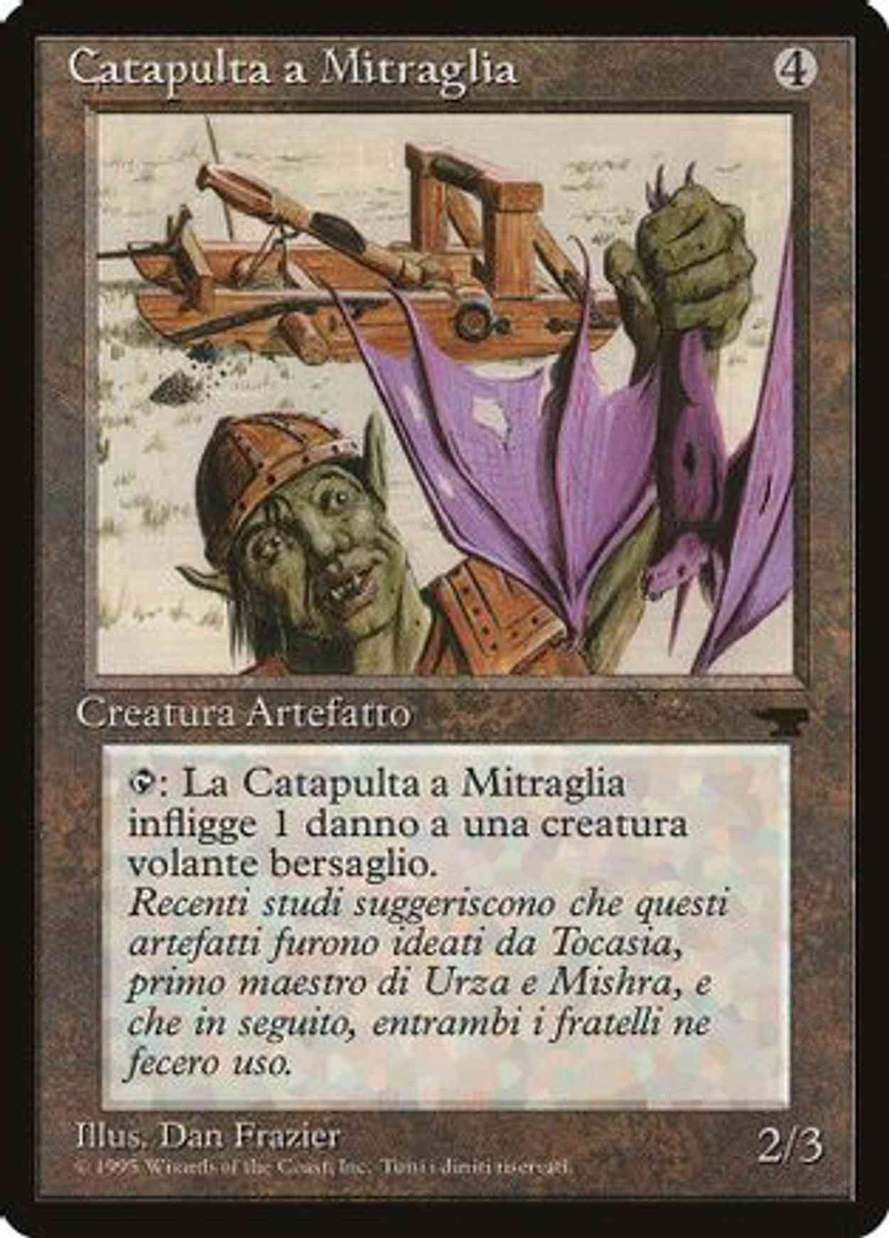 Grapeshot Catapult (Italian) - "Catapulta a Mitraglia" magic card front