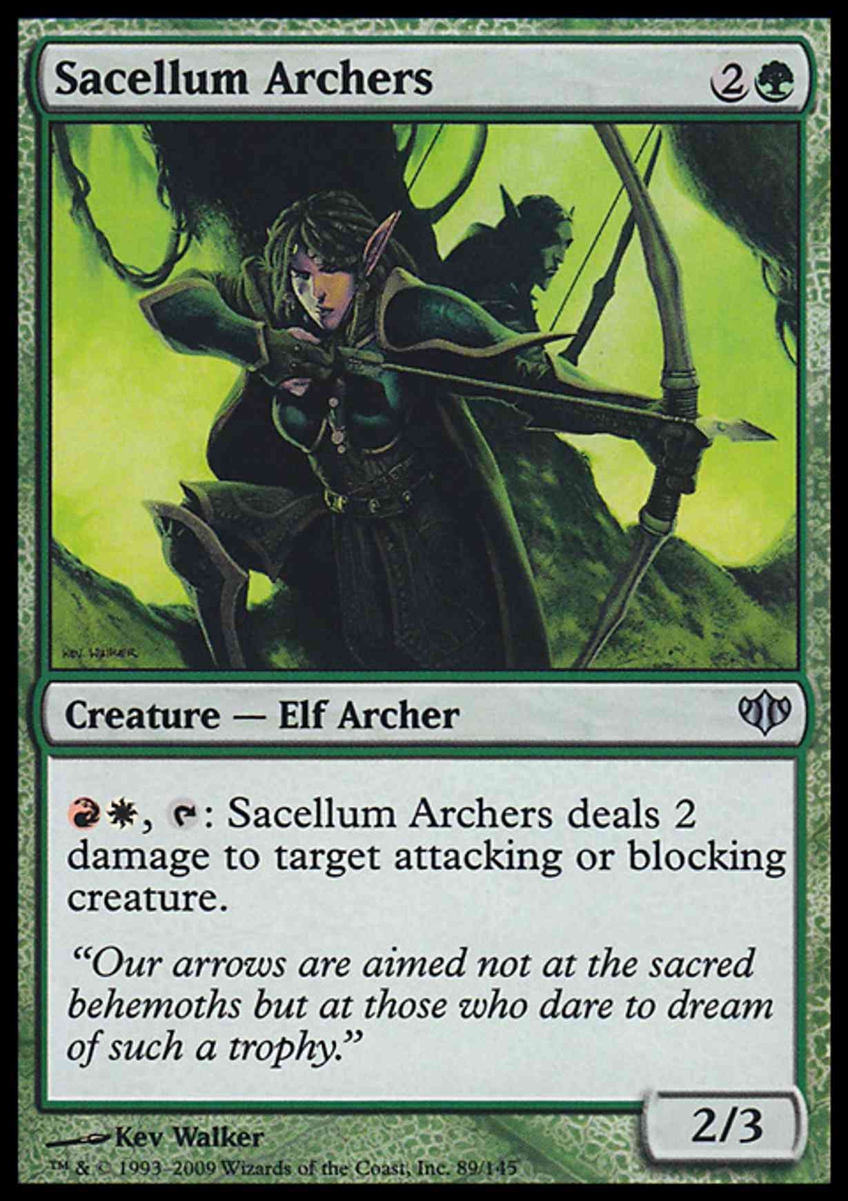 Sacellum Archers magic card front