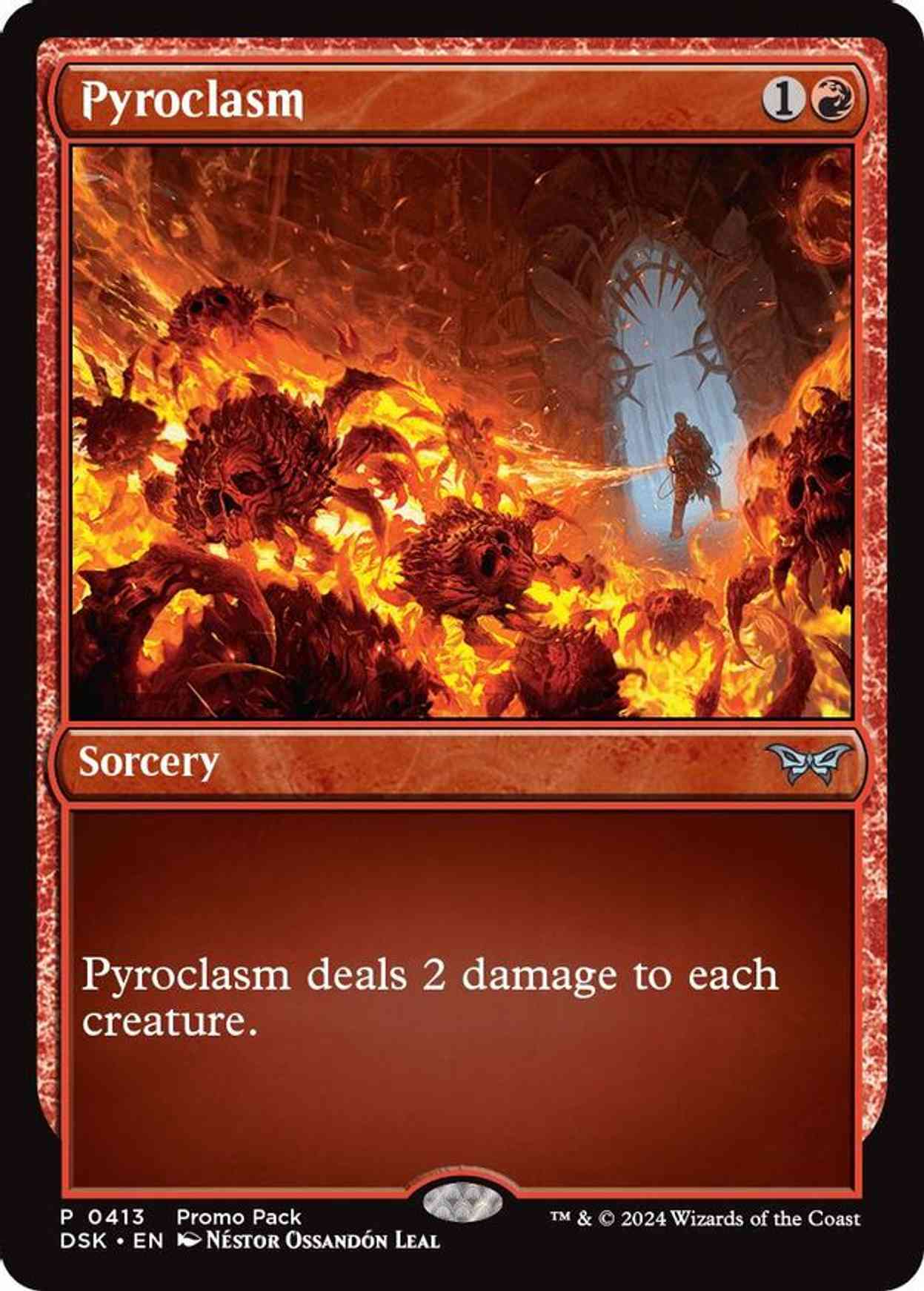 Pyroclasm magic card front