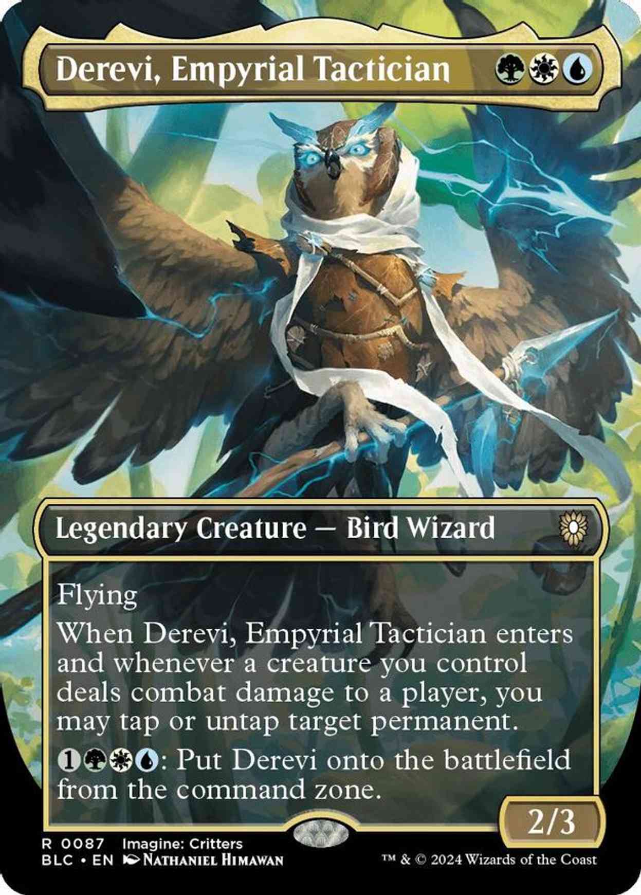 Derevi, Empyrial Tactician (Borderless) magic card front