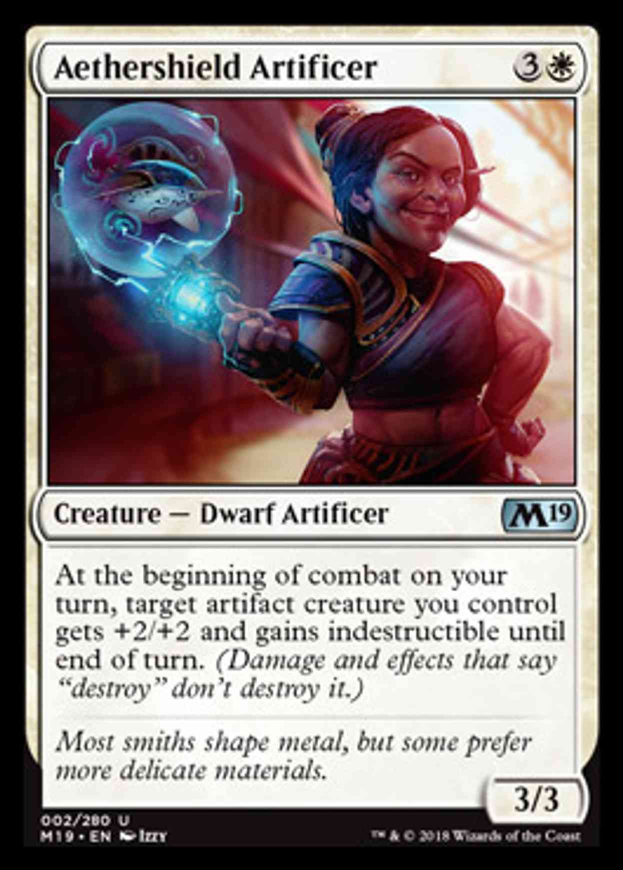 Aethershield Artificer magic card front