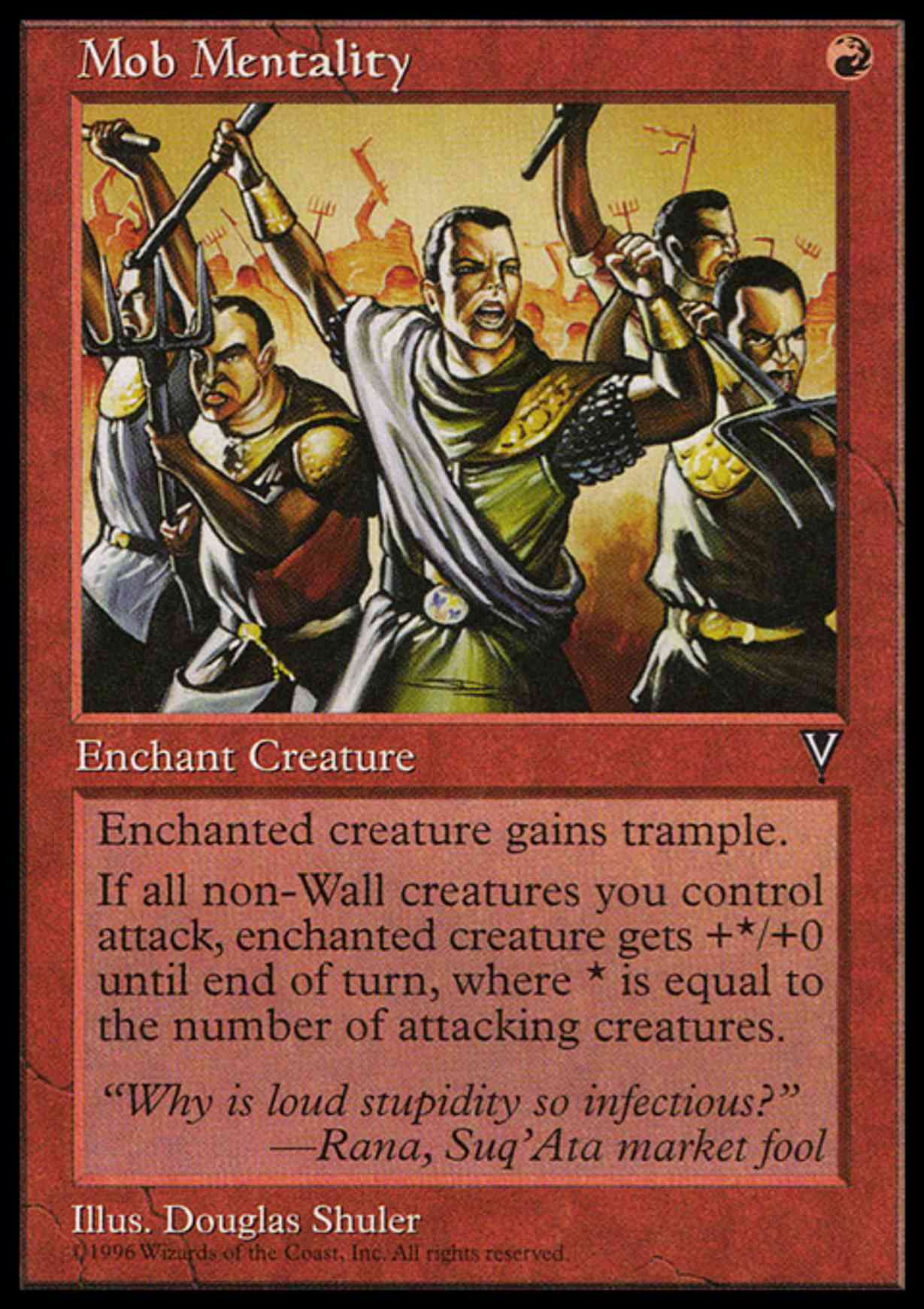 Mob Mentality magic card front