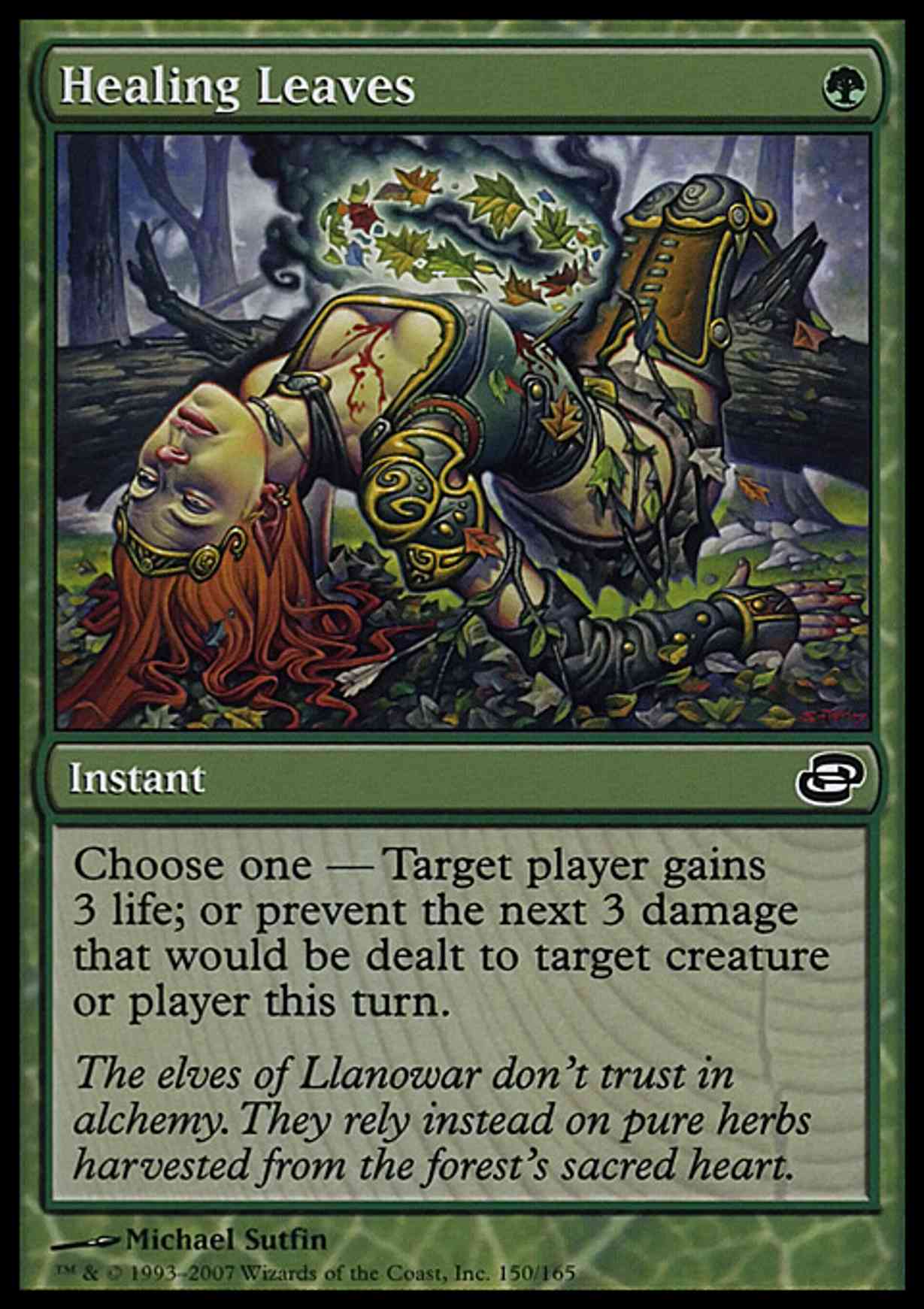 Healing Leaves magic card front