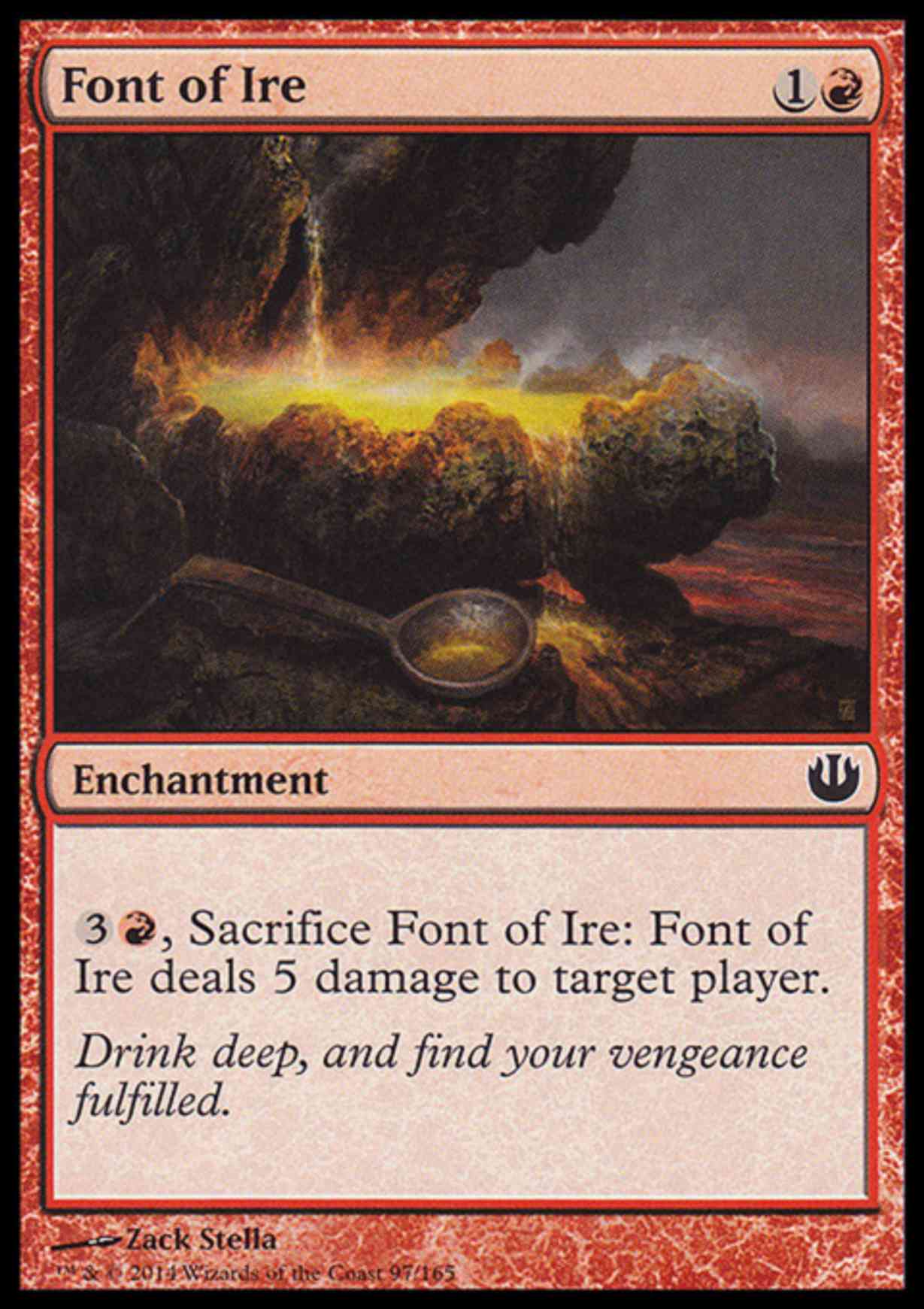 Font of Ire magic card front