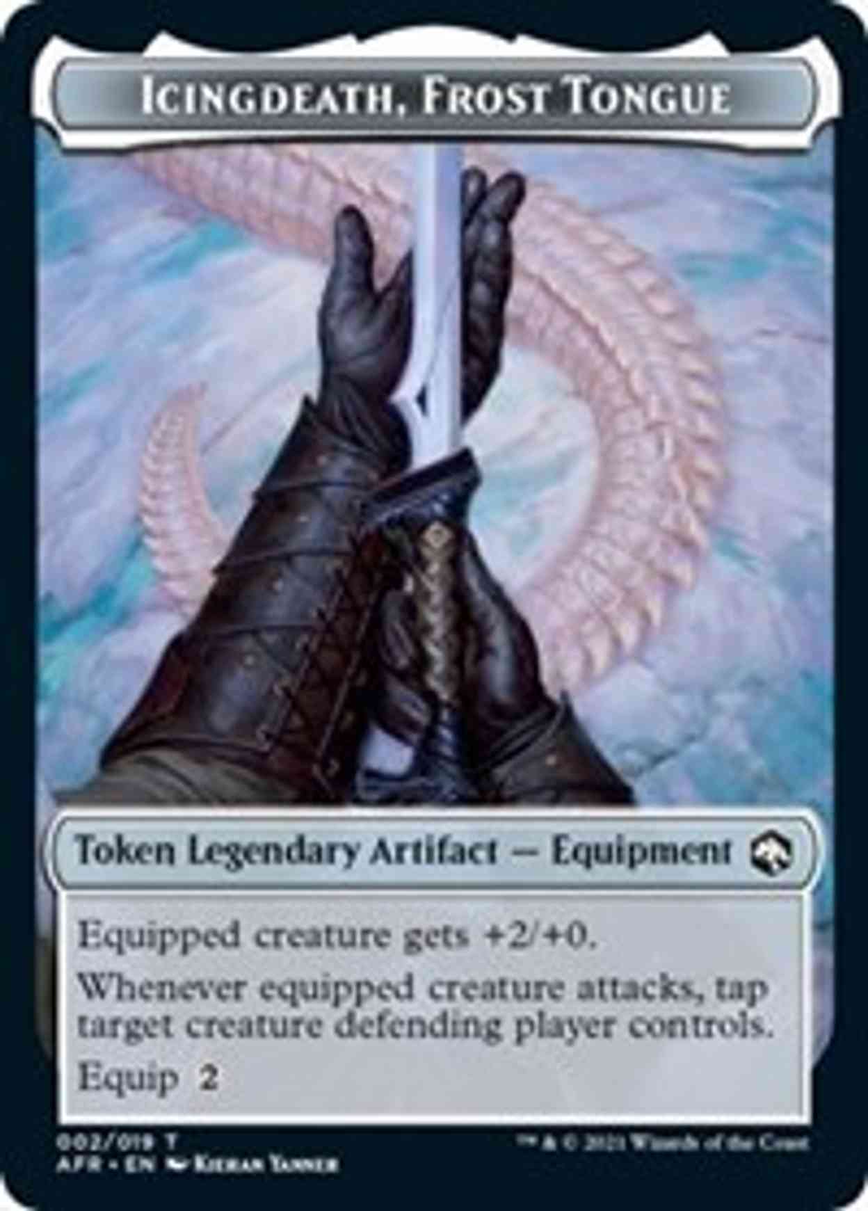 Icingdeath, Frost Tongue Token magic card front