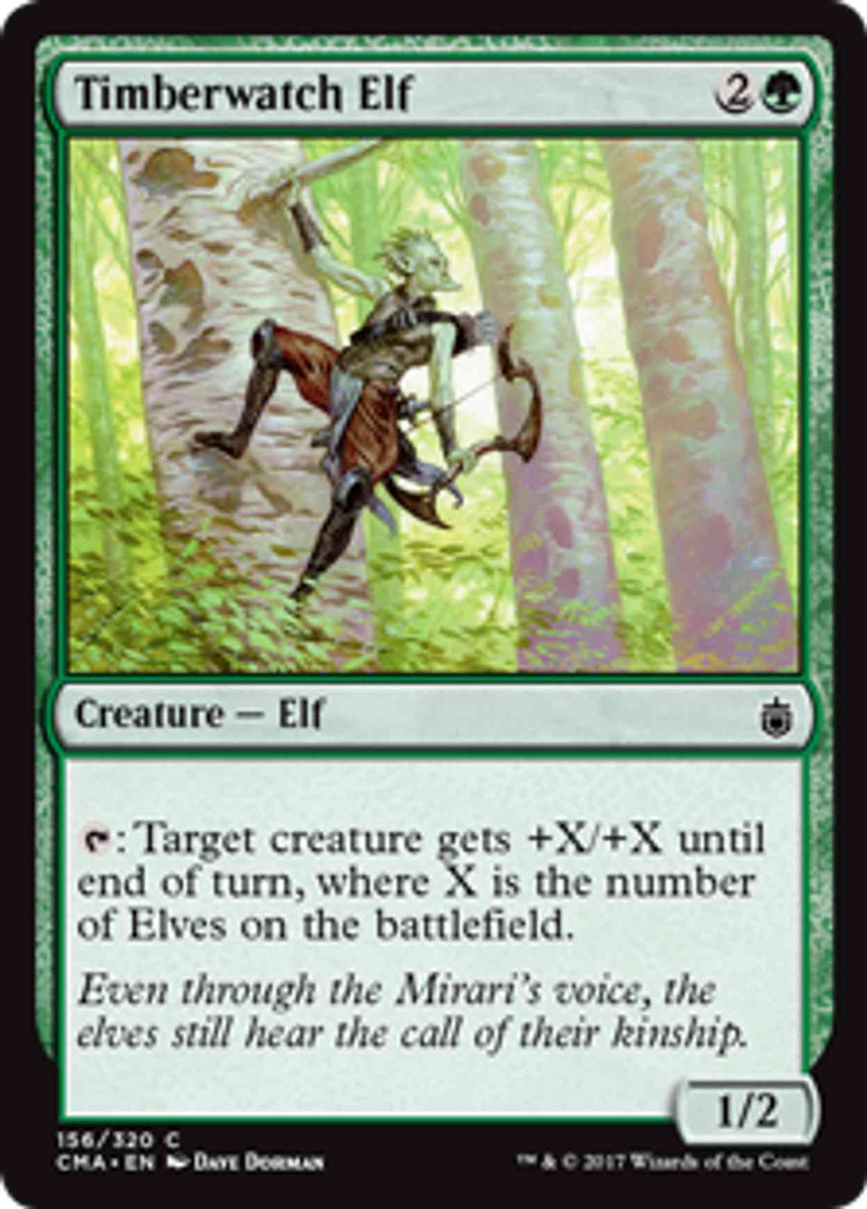 Timberwatch Elf magic card front