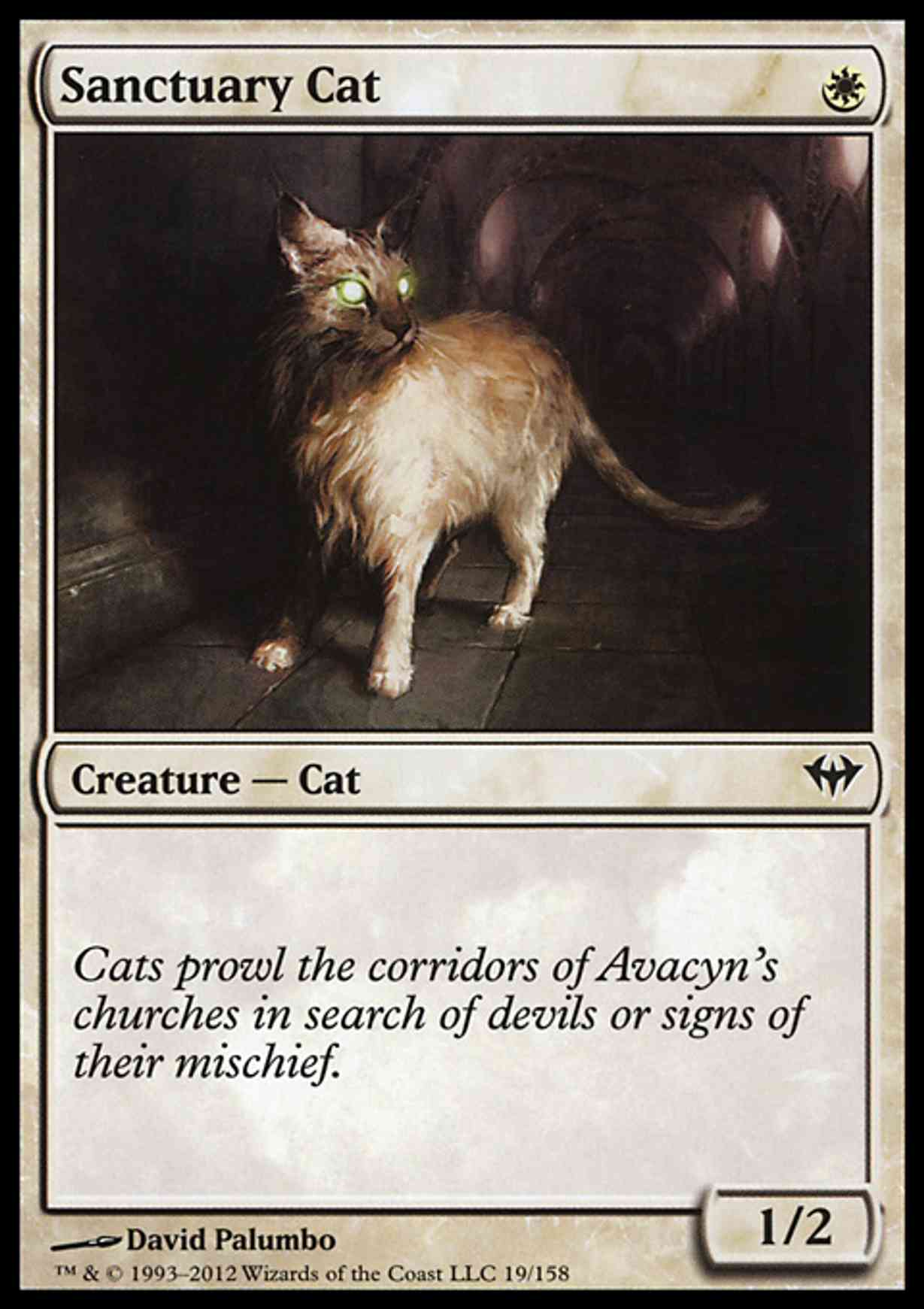 Sanctuary Cat magic card front