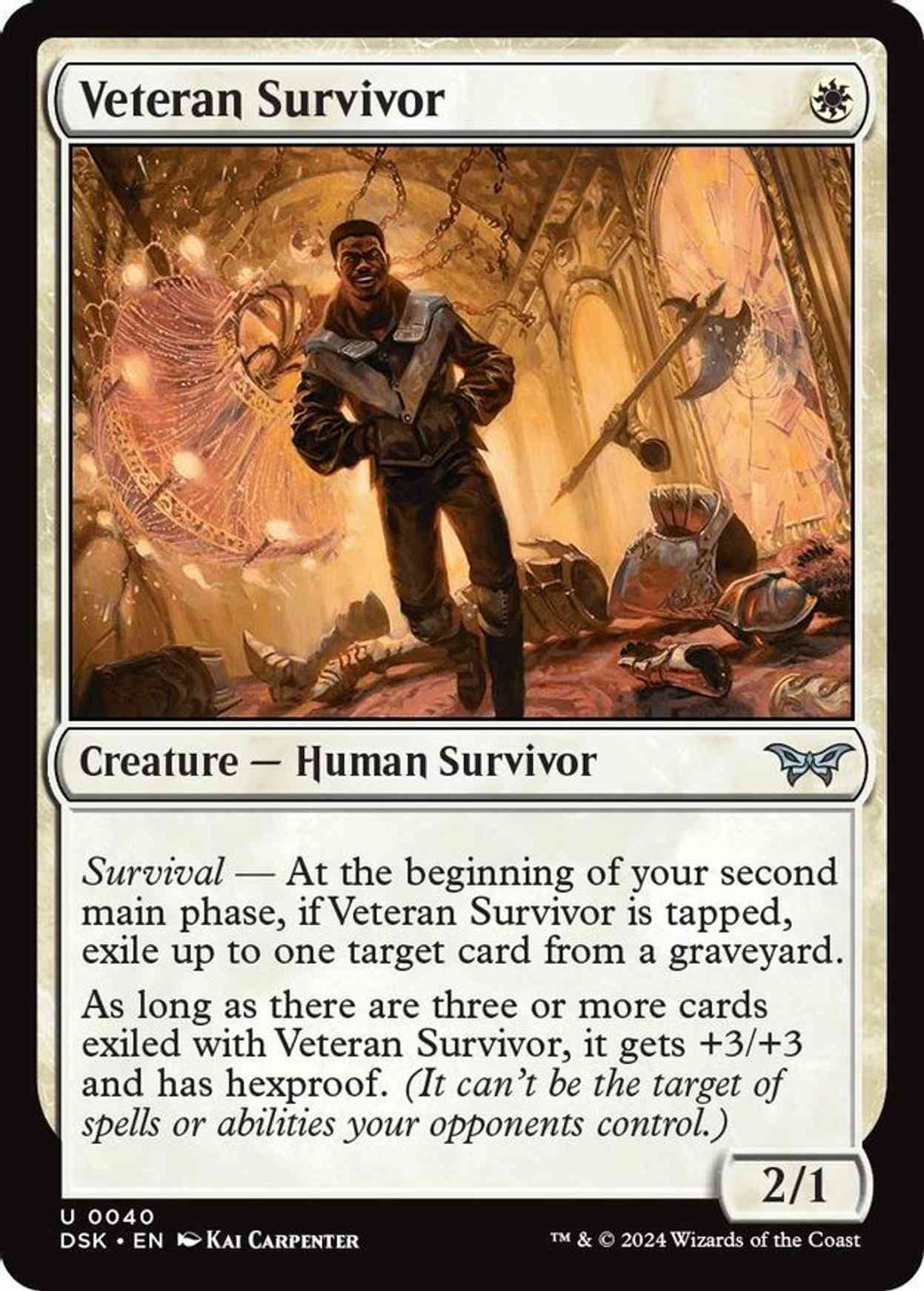 Veteran Survivor magic card front