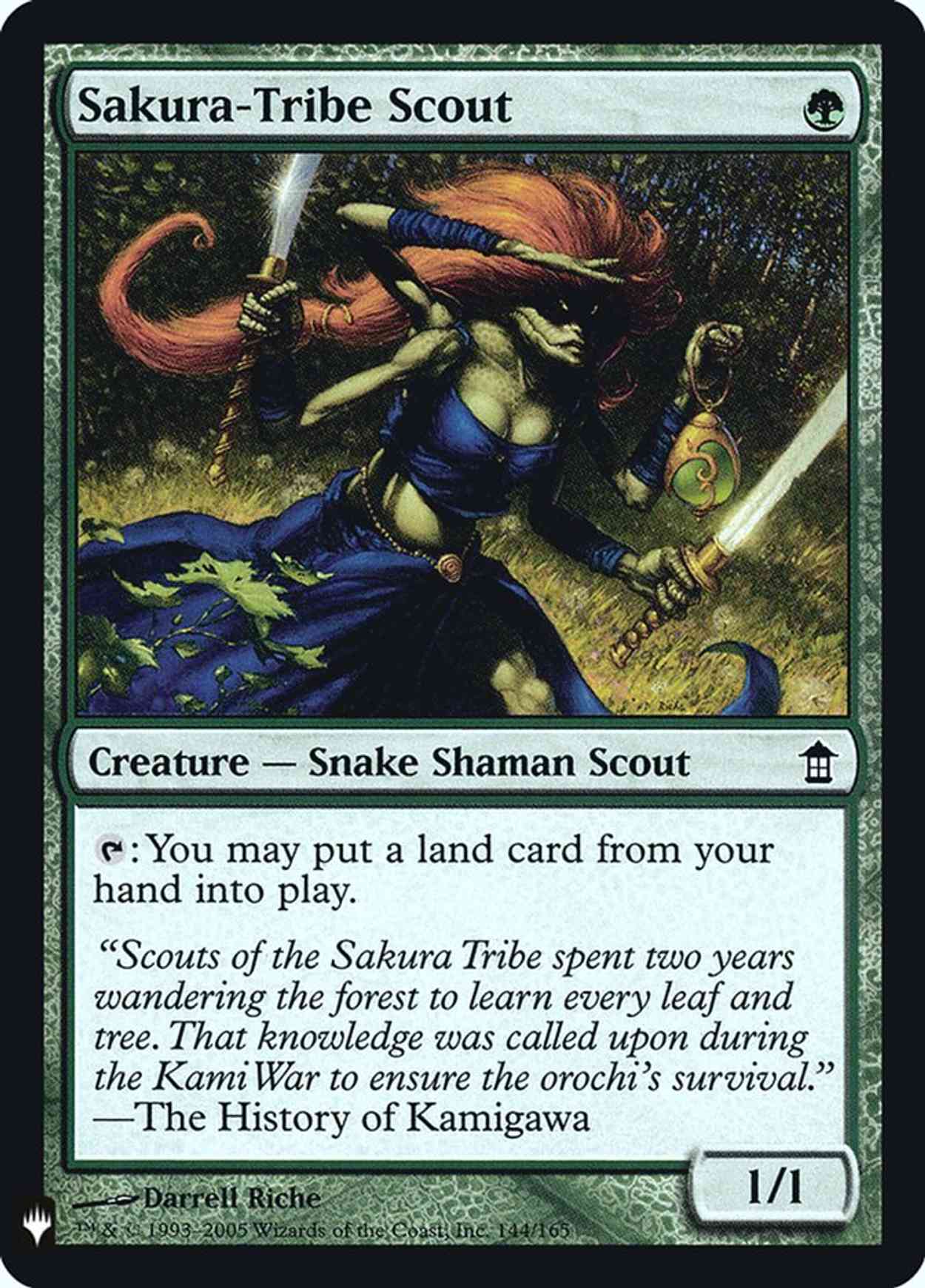 Sakura-Tribe Scout magic card front