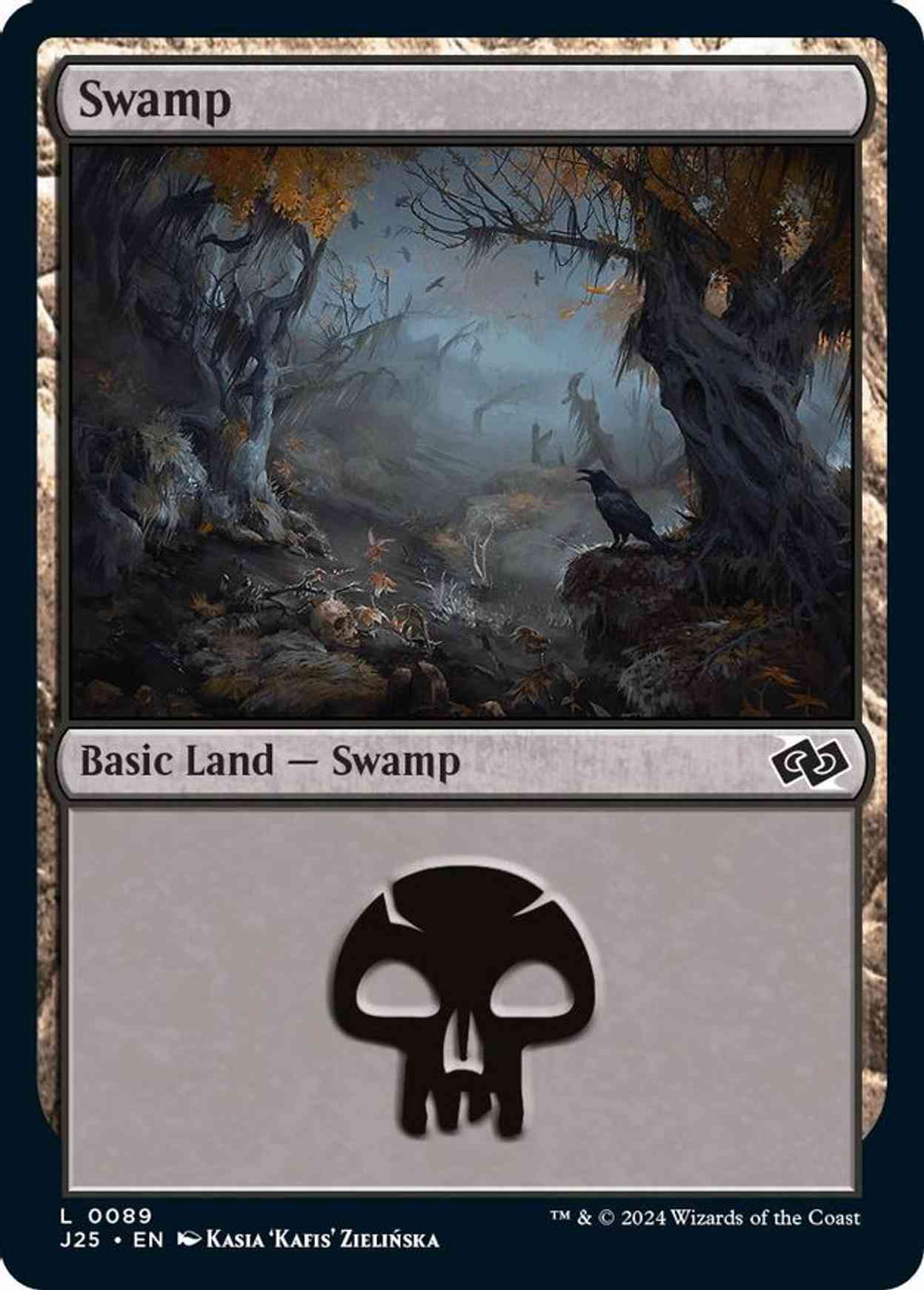 Swamp (0089) magic card front