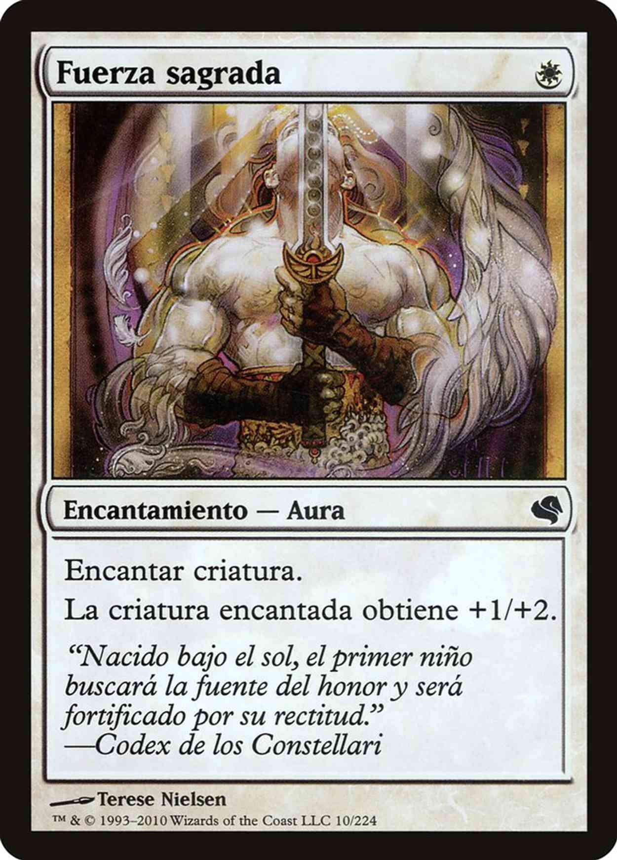 Holy Strength (Retro Frame) magic card front