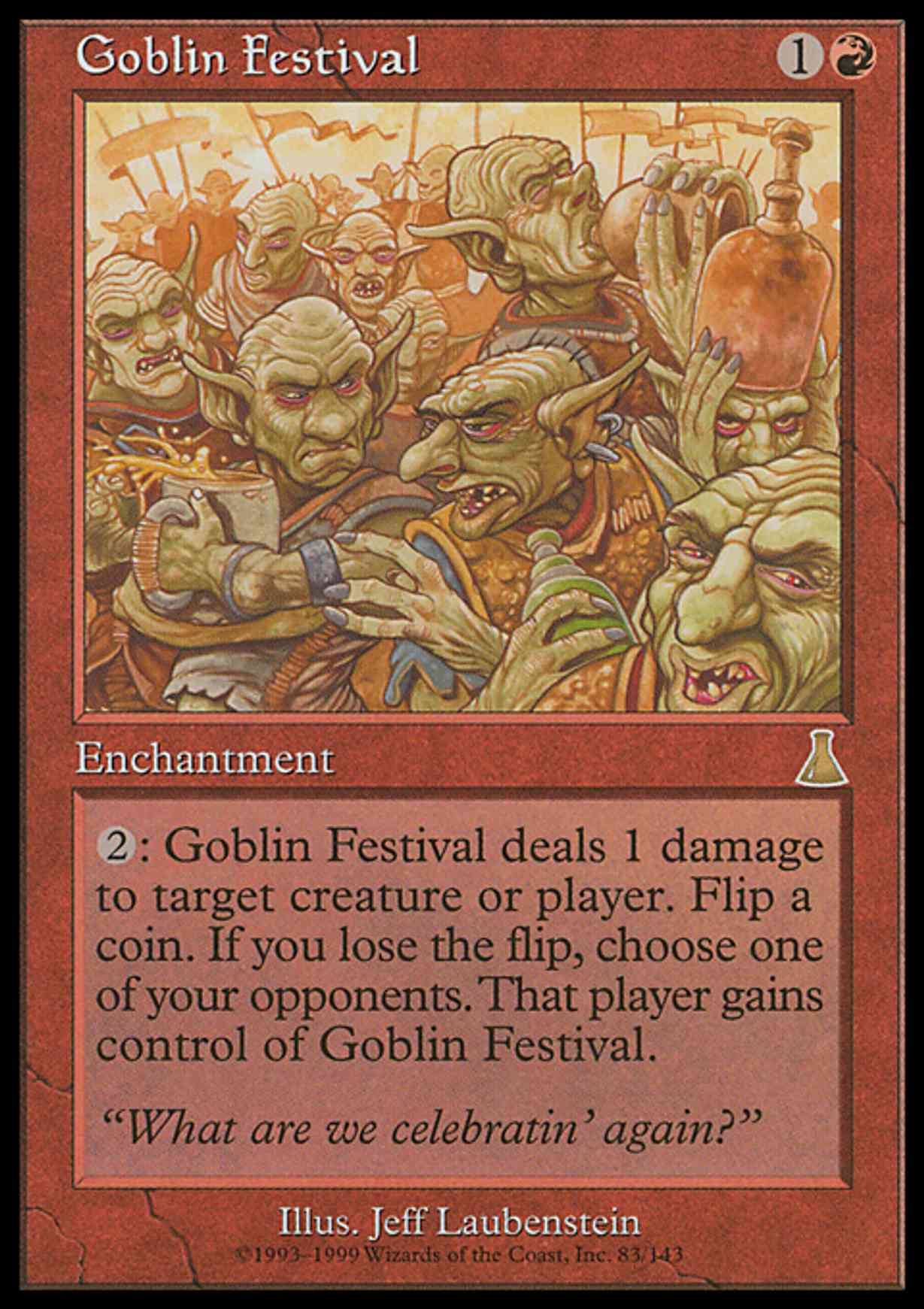 Goblin Festival magic card front