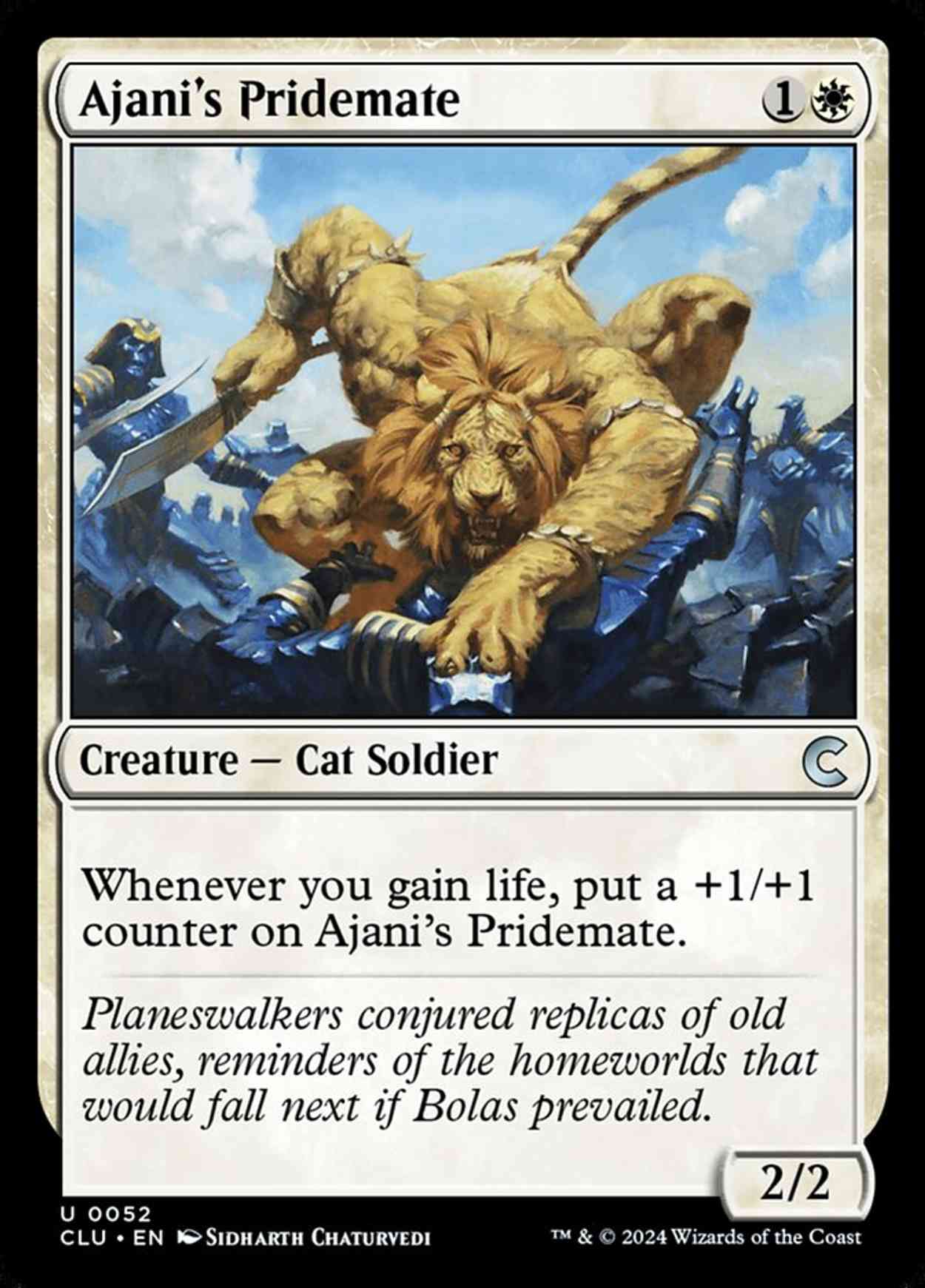 Ajani's Pridemate magic card front