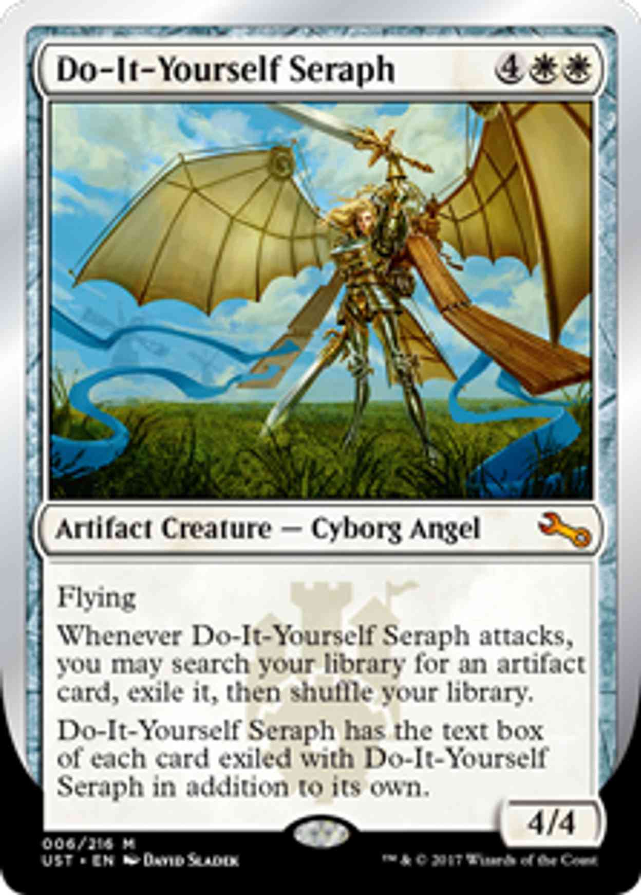 Do-It-Yourself Seraph magic card front