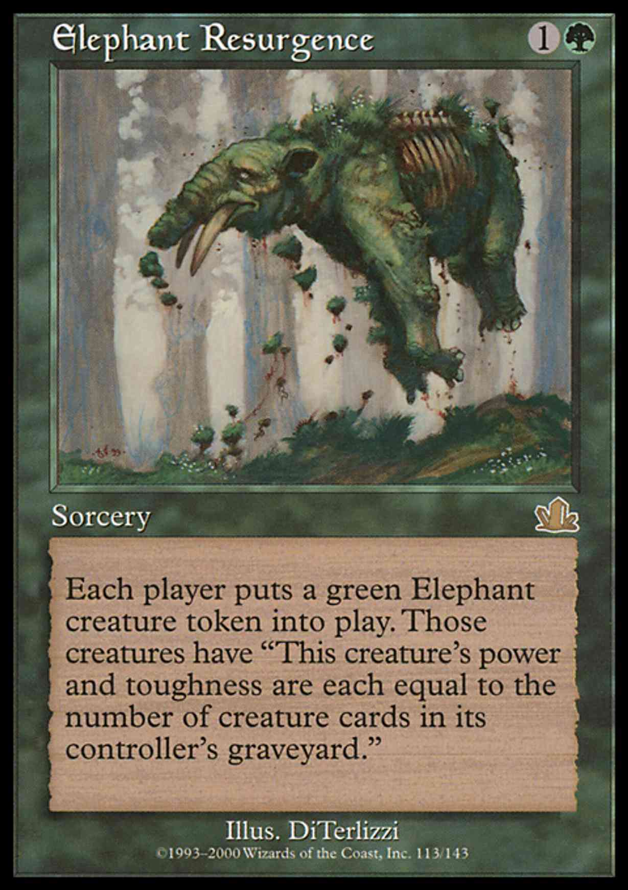 Elephant Resurgence magic card front