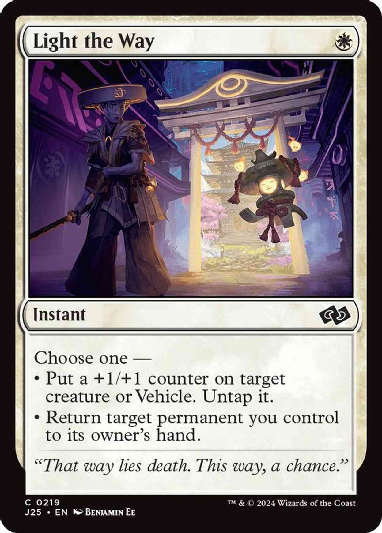 Light the Way magic card front