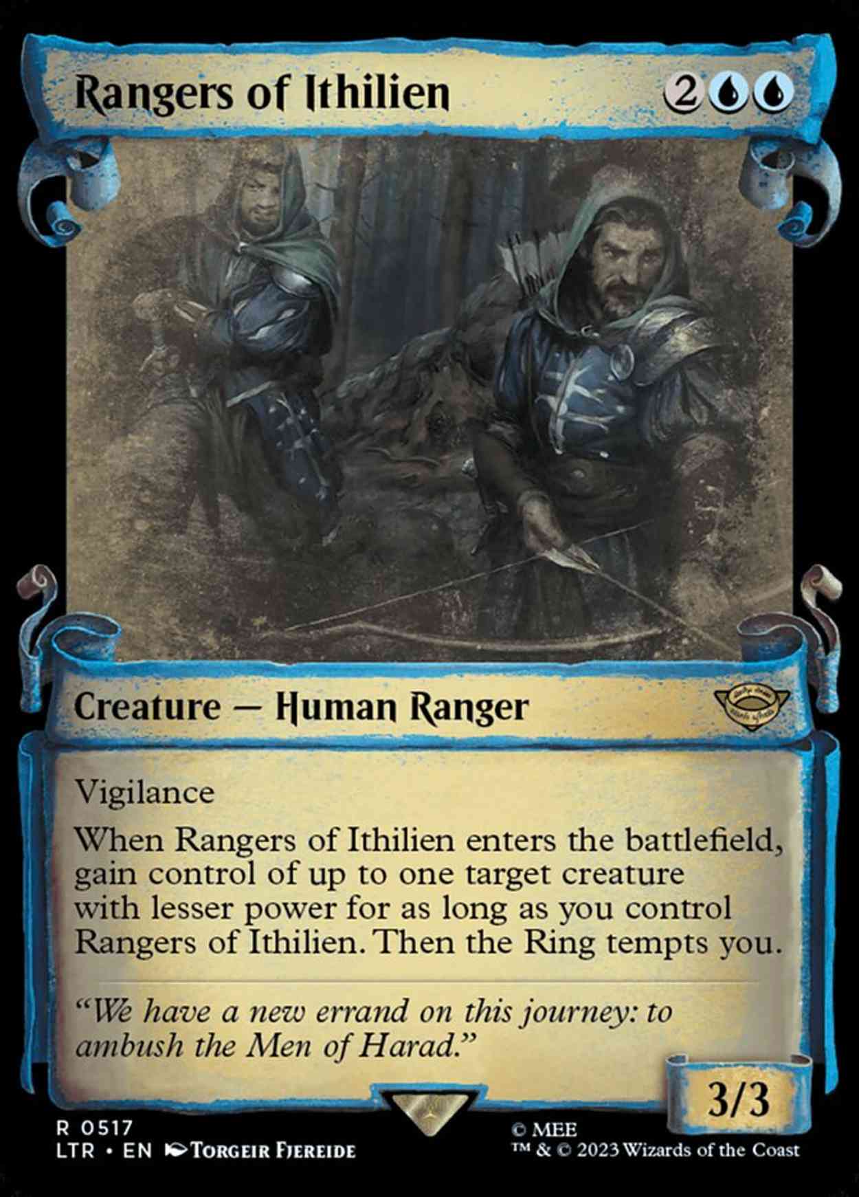 Rangers of Ithilien (Showcase Scrolls) magic card front