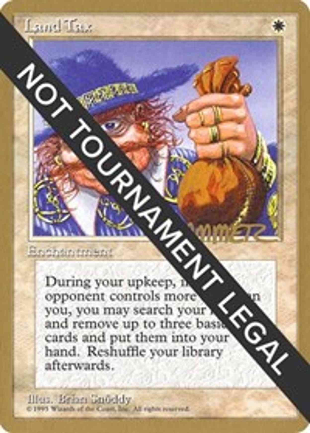 Land Tax - 1996 Shawn "Hammer" Regnier (4ED) magic card front