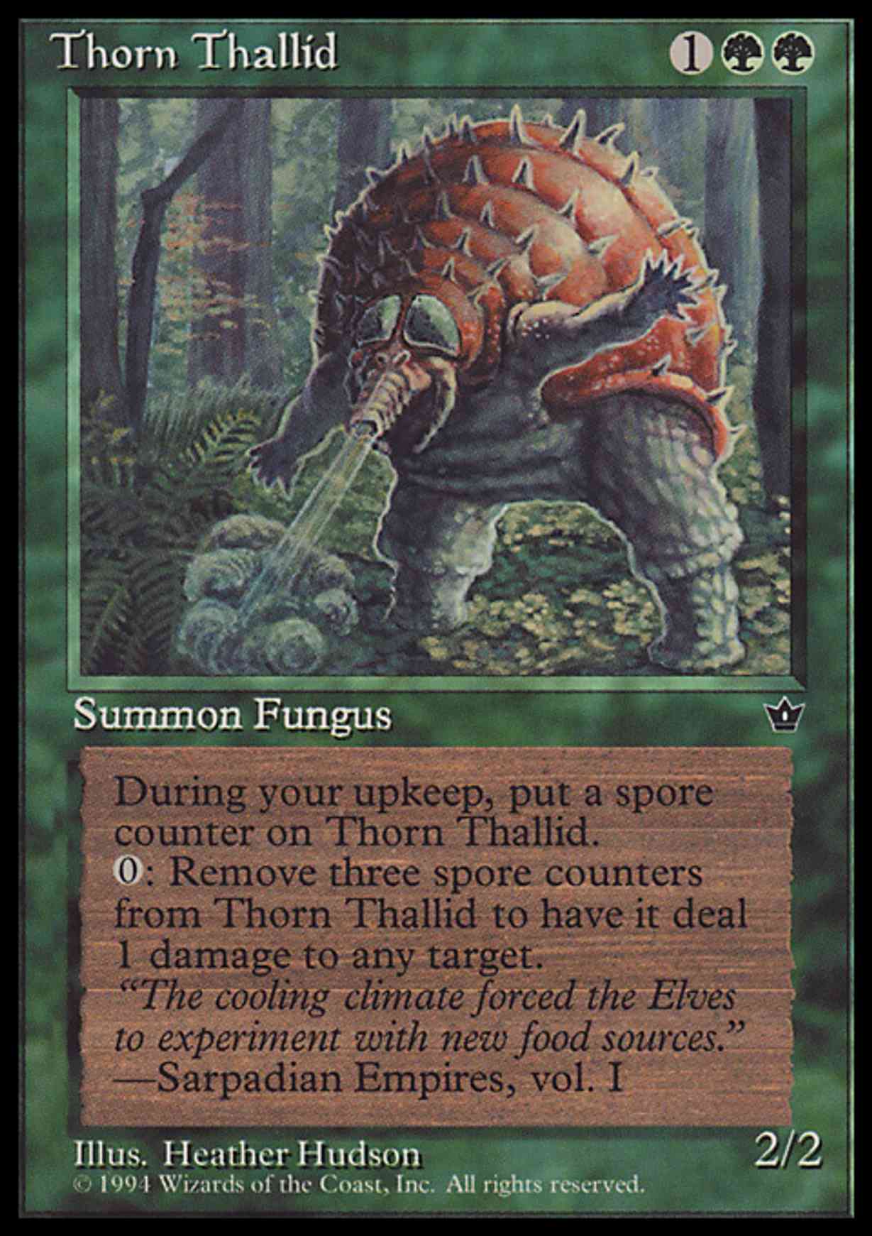Thorn Thallid (Hudson) magic card front