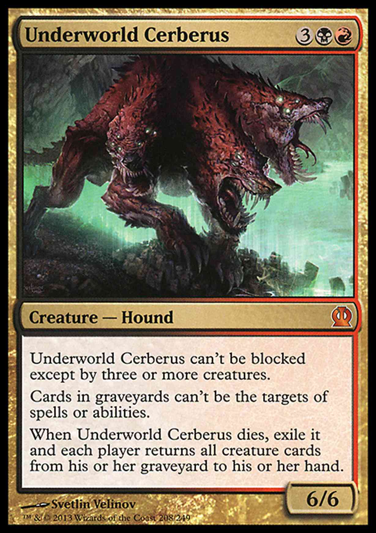 Underworld Cerberus magic card front