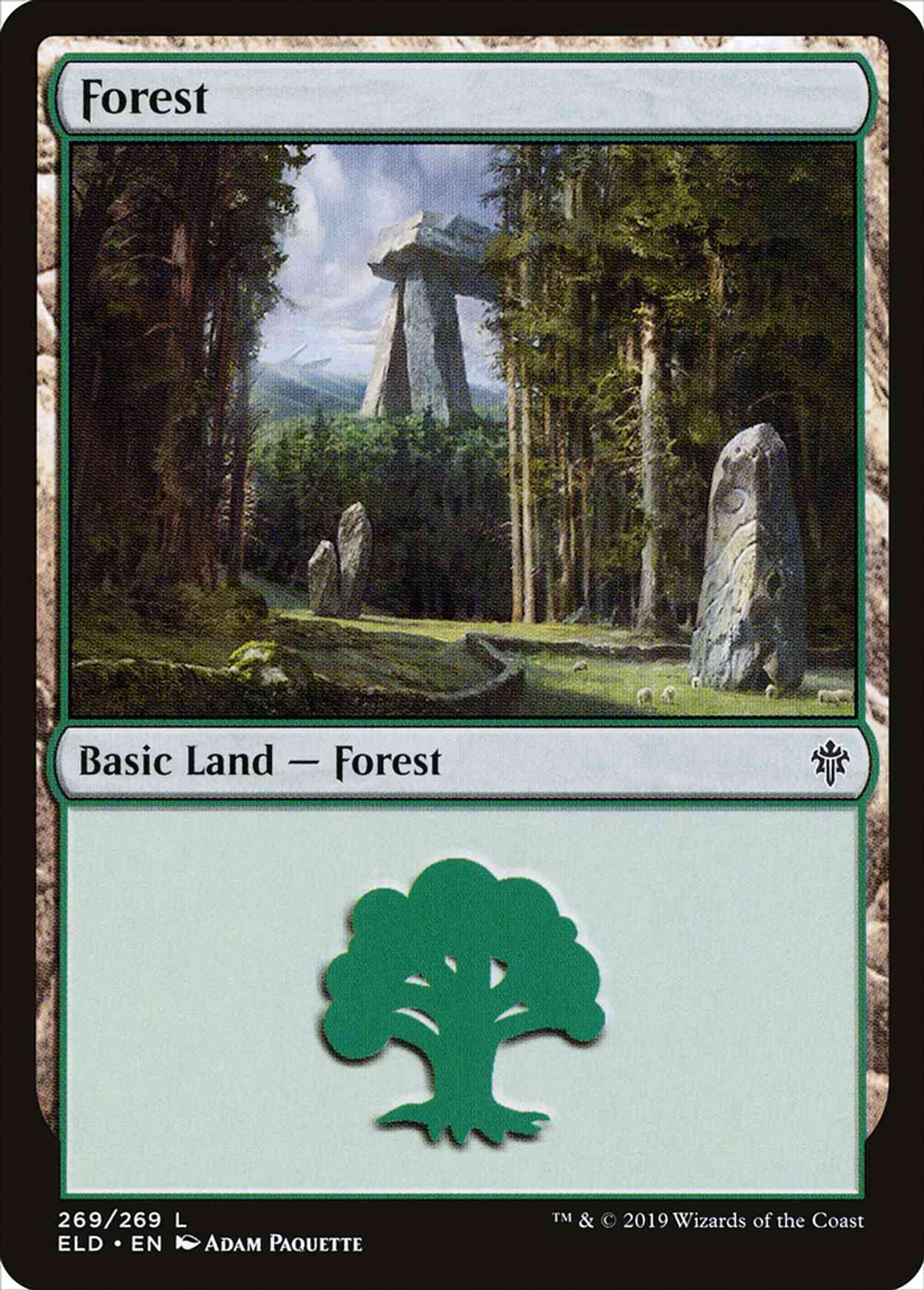 Forest (269) magic card front