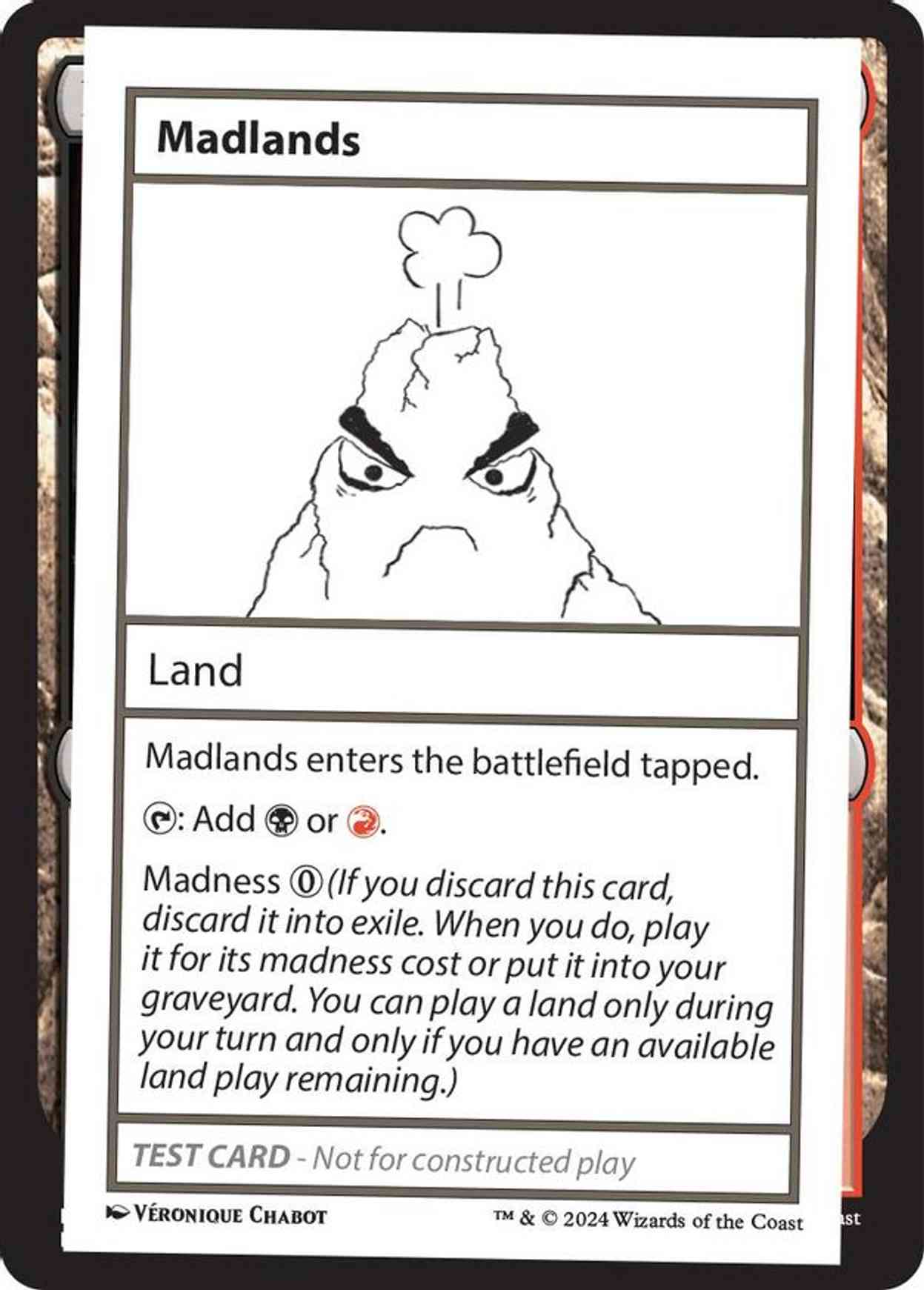 Madlands magic card front